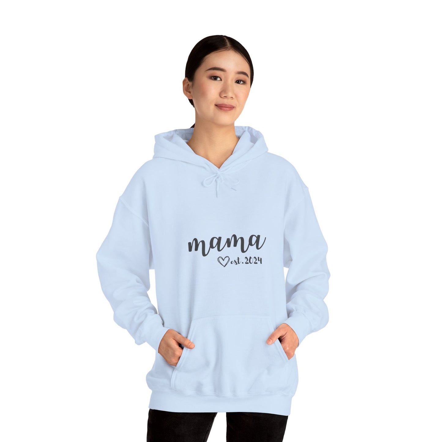 Unisex Hooded Sweatshirt- MAMA EST 2024