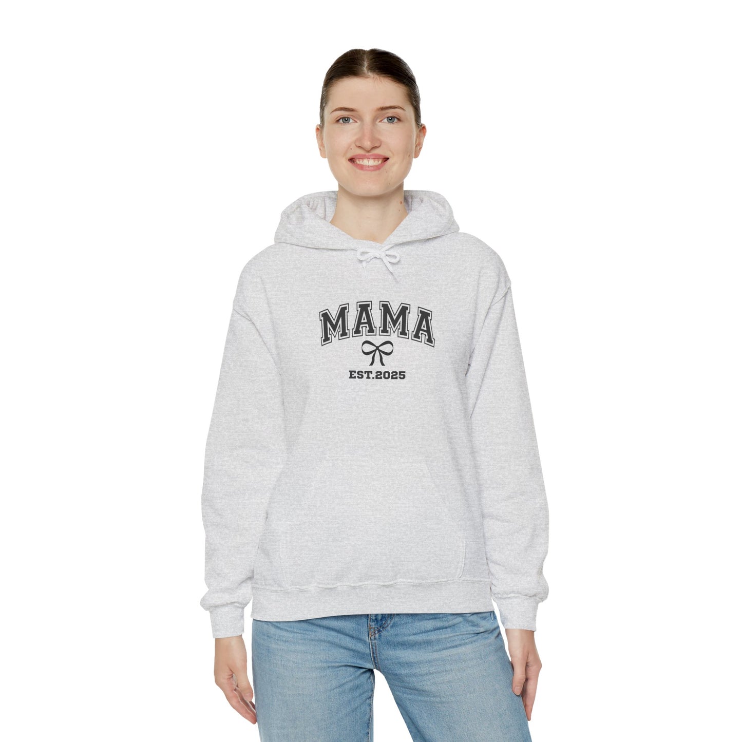 Unisex Hooded Sweatshirt- MAMA EST 2025