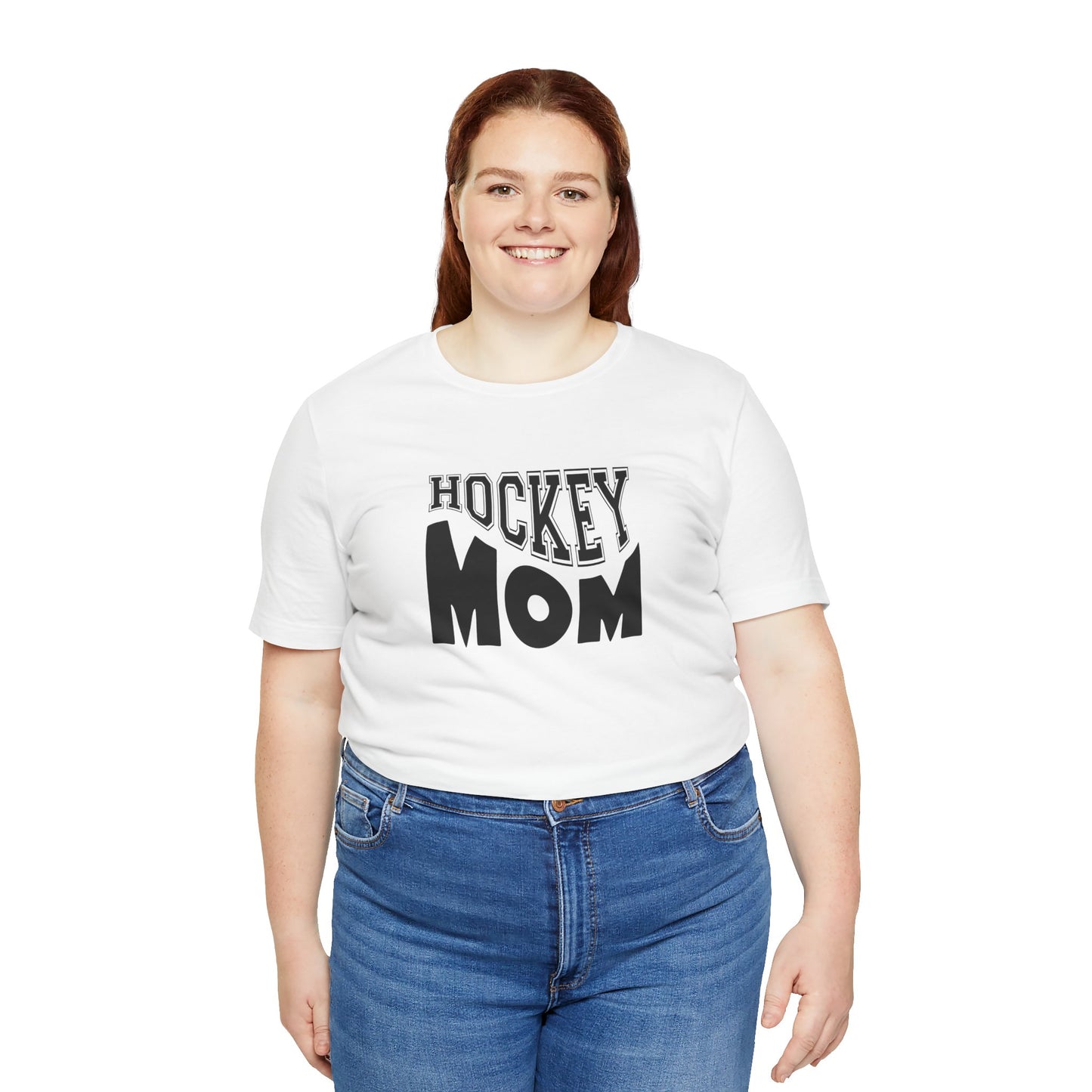 Unisex Jersey Short Sleeve Tee- HOCKEY MOM