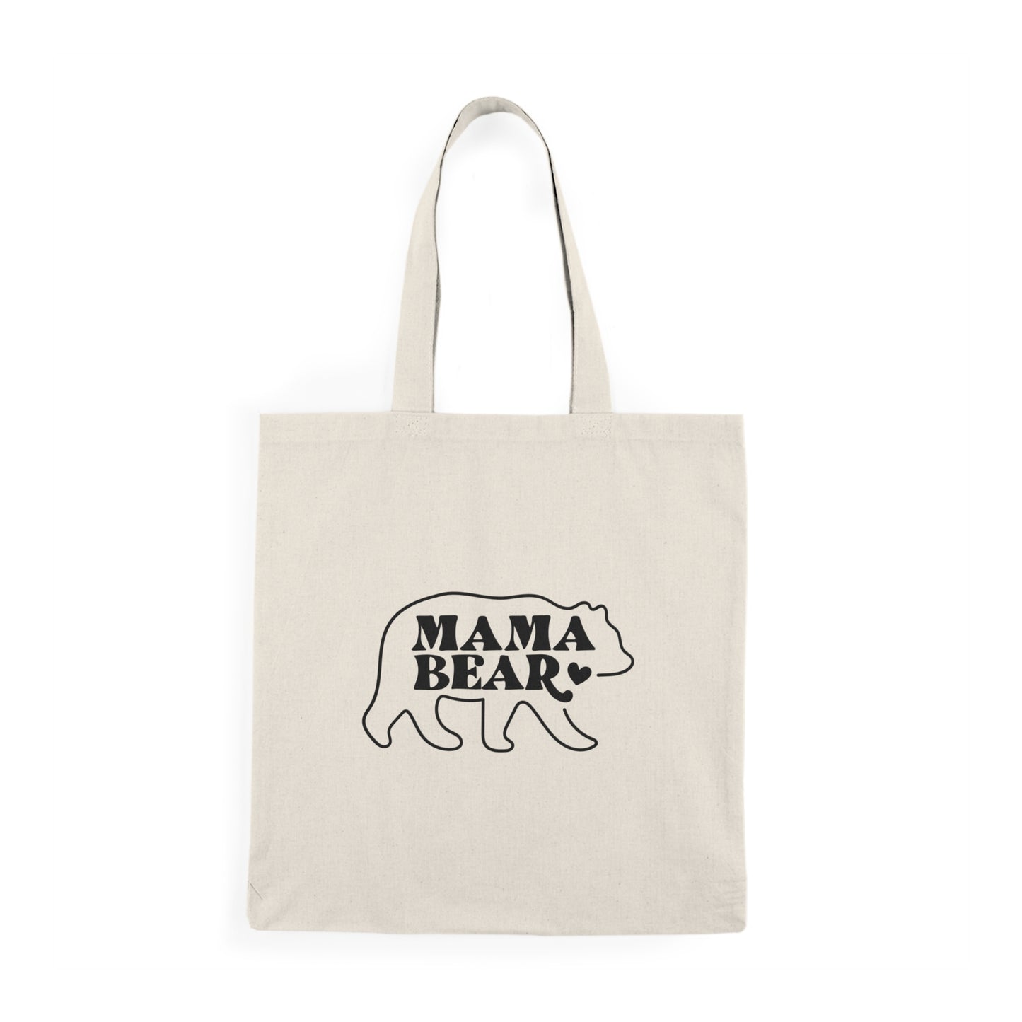 Natural Tote Bag - Mama Bear