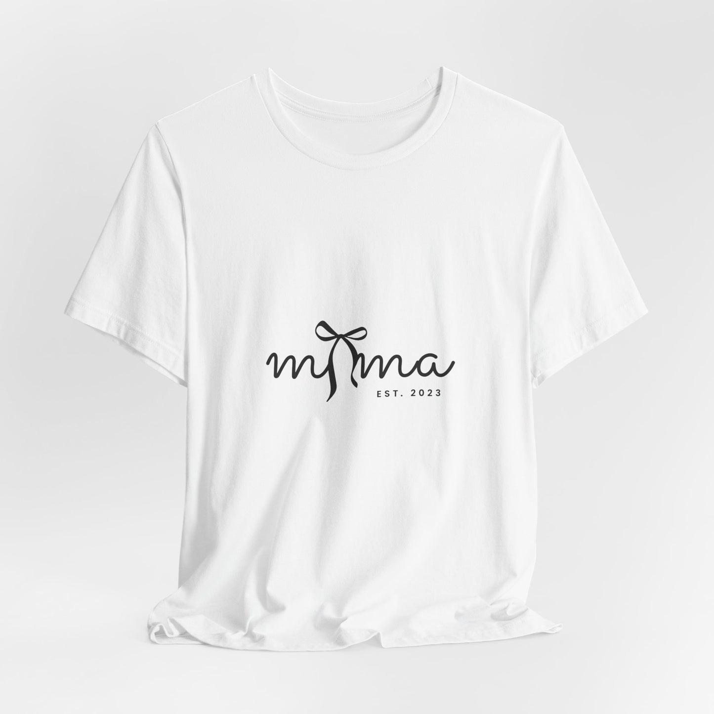 Unisex Jersey Short Sleeve Tee- MAMA EST 2023