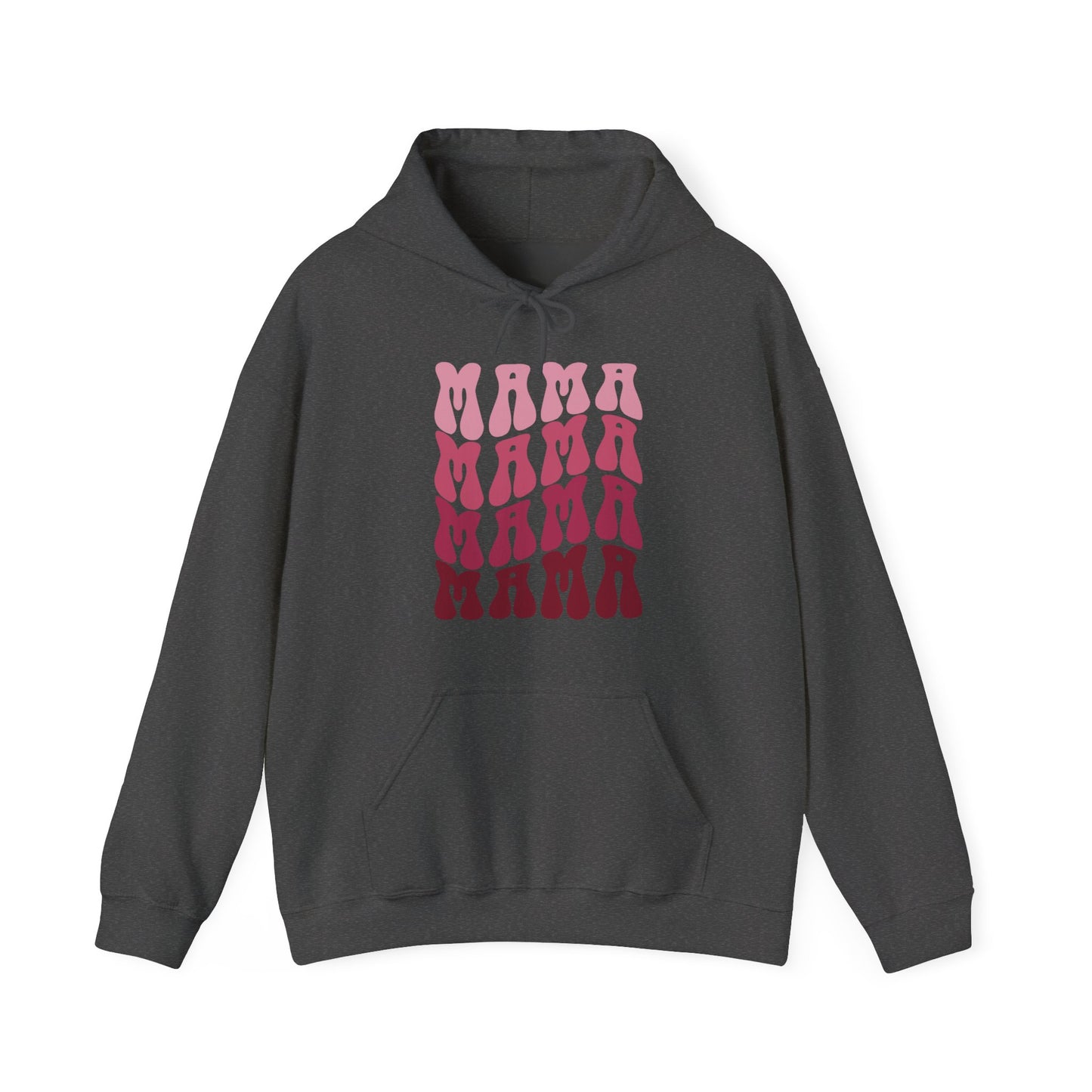 Unisex Hooded Sweatshirt- Mama print in pink