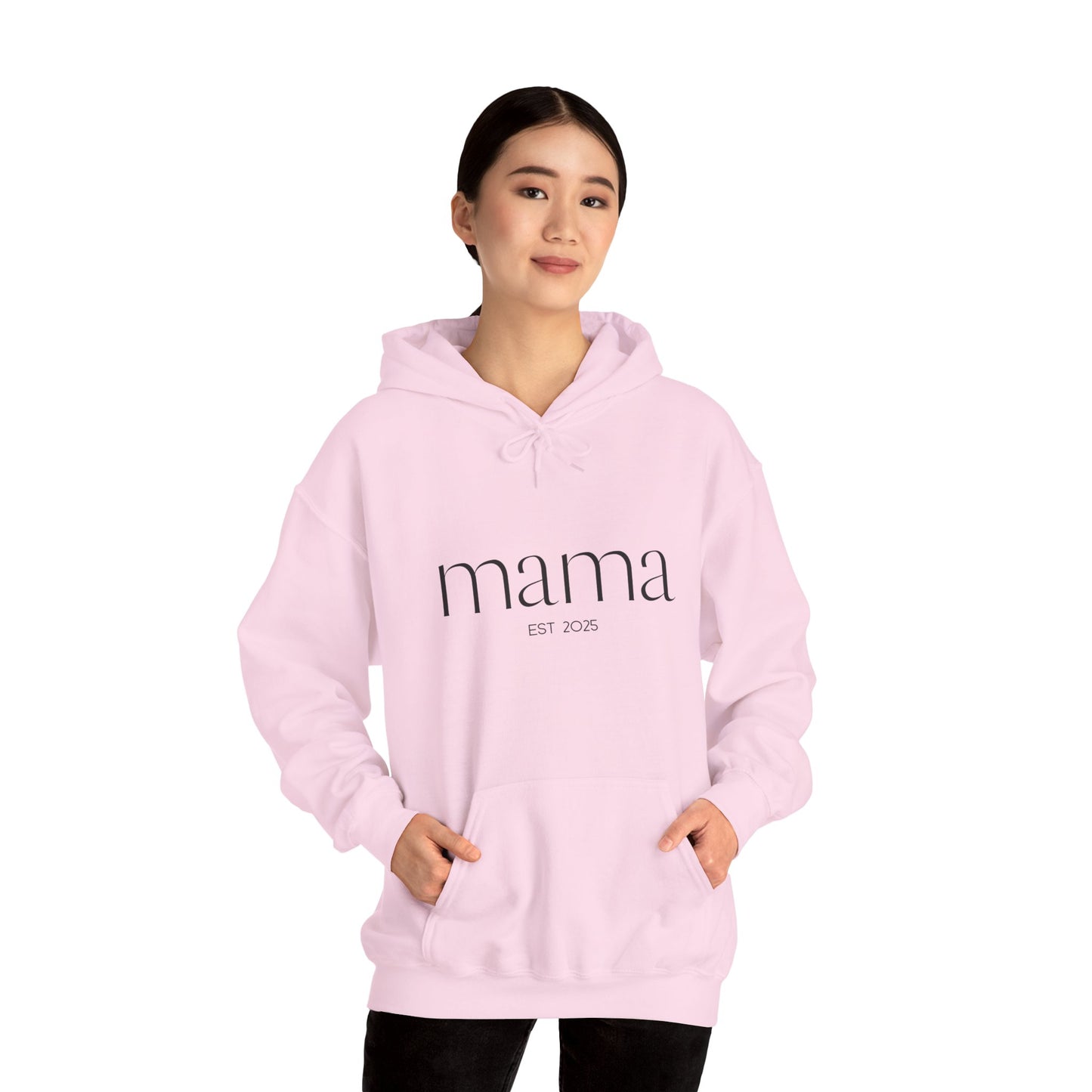 Unisex Hooded Sweatshirt- Mama Est 2025.
