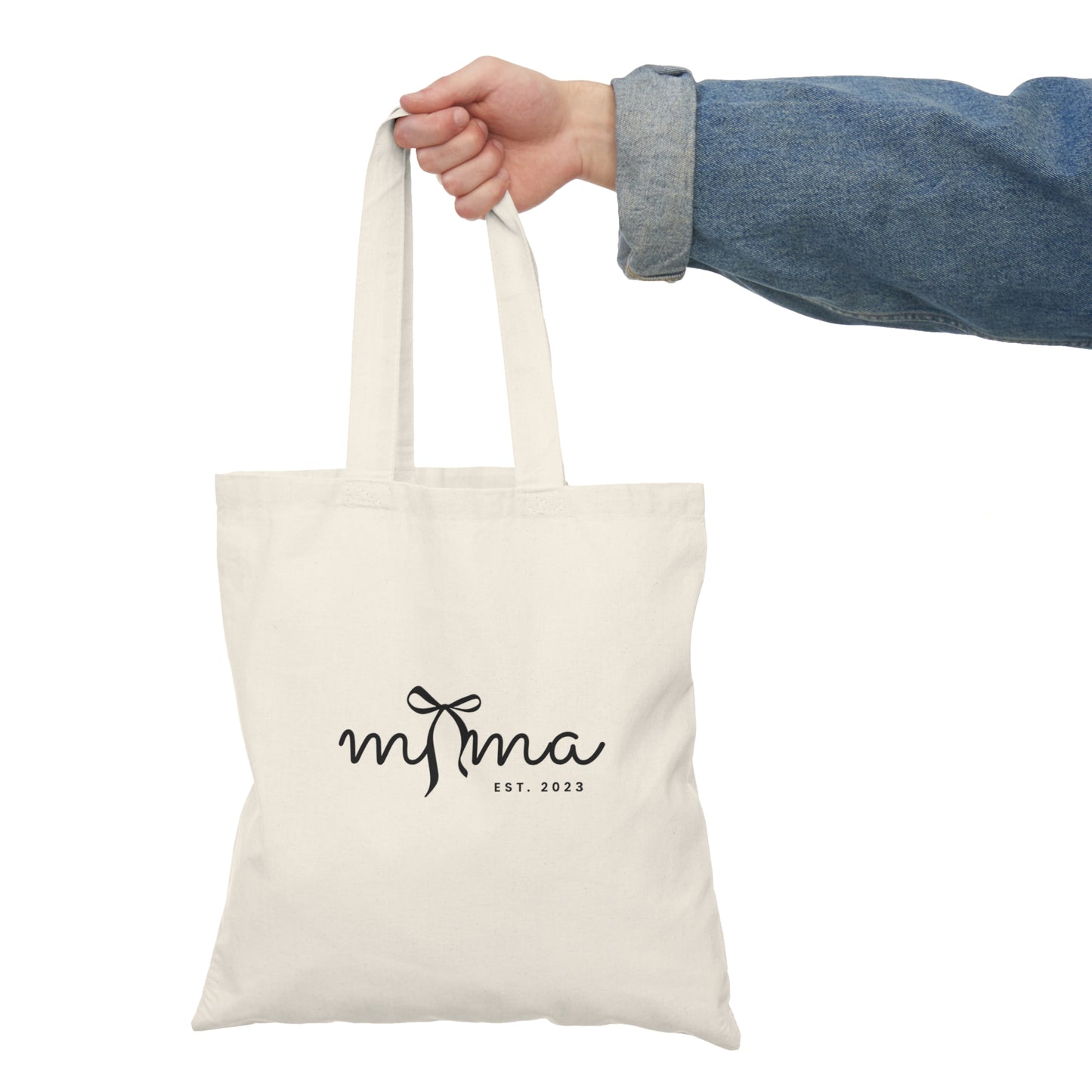 Natural Tote Bag - MAMA EST 2023