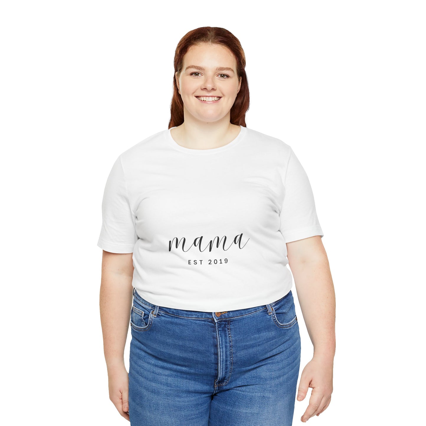 Unisex Jersey Short Sleeve Tee- MAMA EST 2019