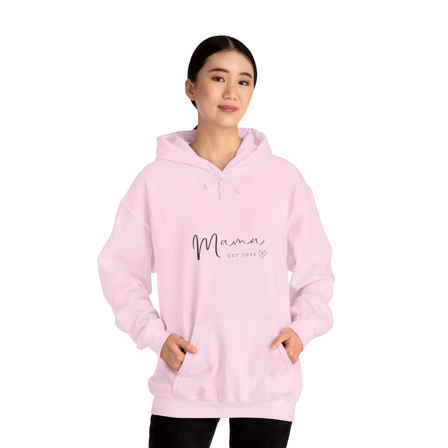 Unisex Hooded Sweatshirt- MAMA EST 2022