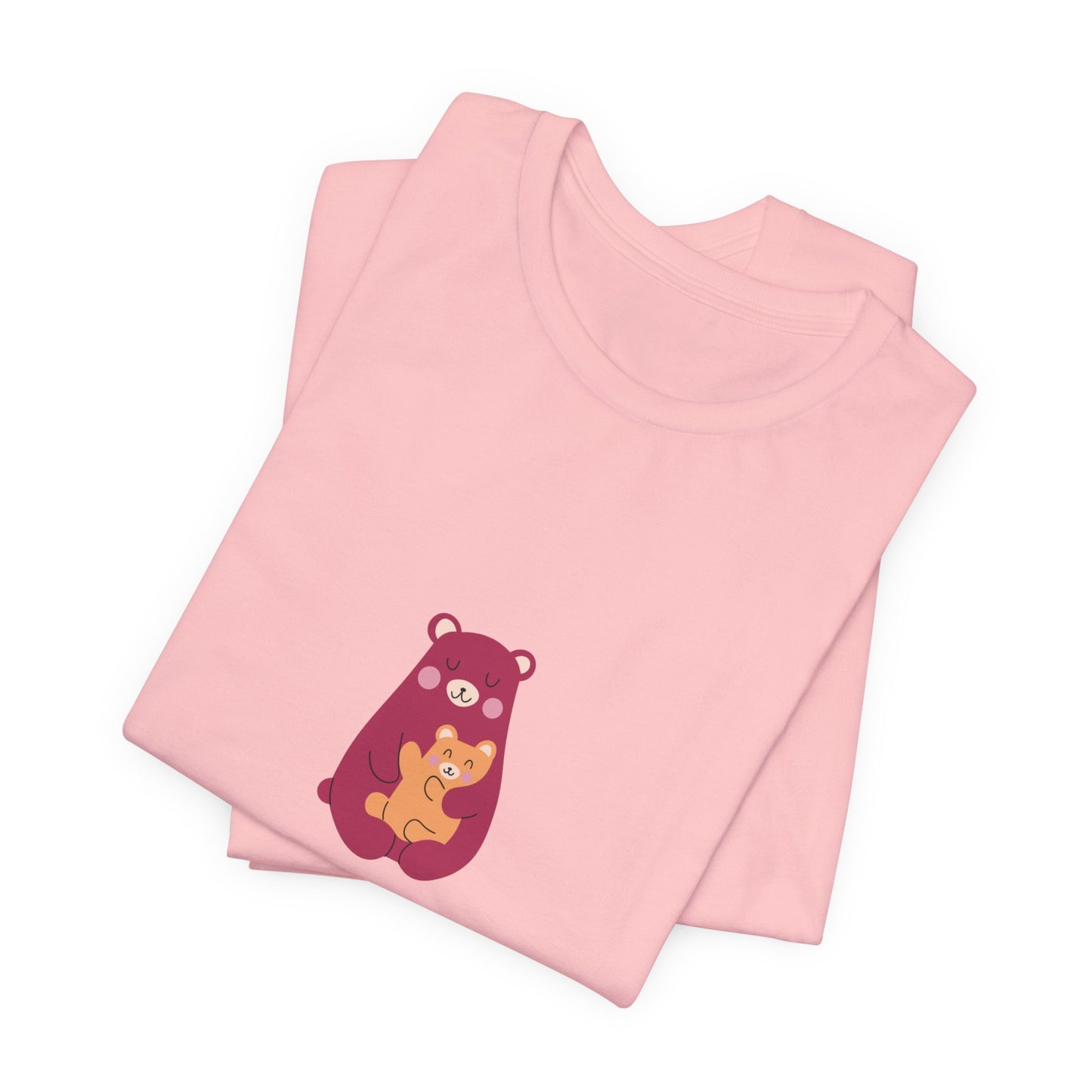Unisex Jersey Short Sleeve Tee- Pink Mama Bear