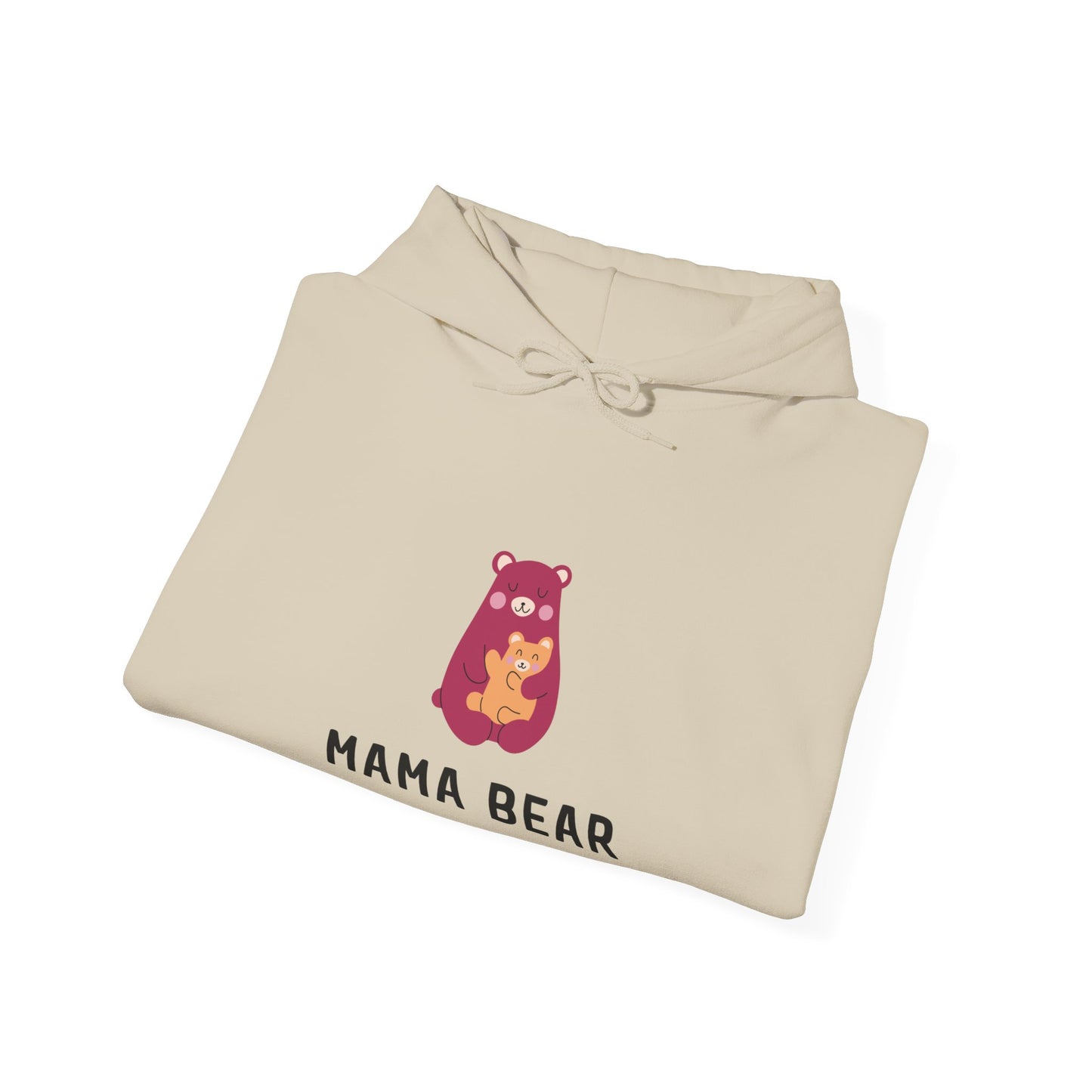 Unisex Hooded Sweatshirt- Pink Mama Bear