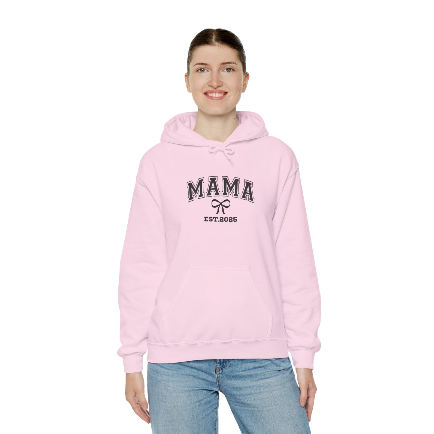 Unisex Hooded Sweatshirt- MAMA EST 2025