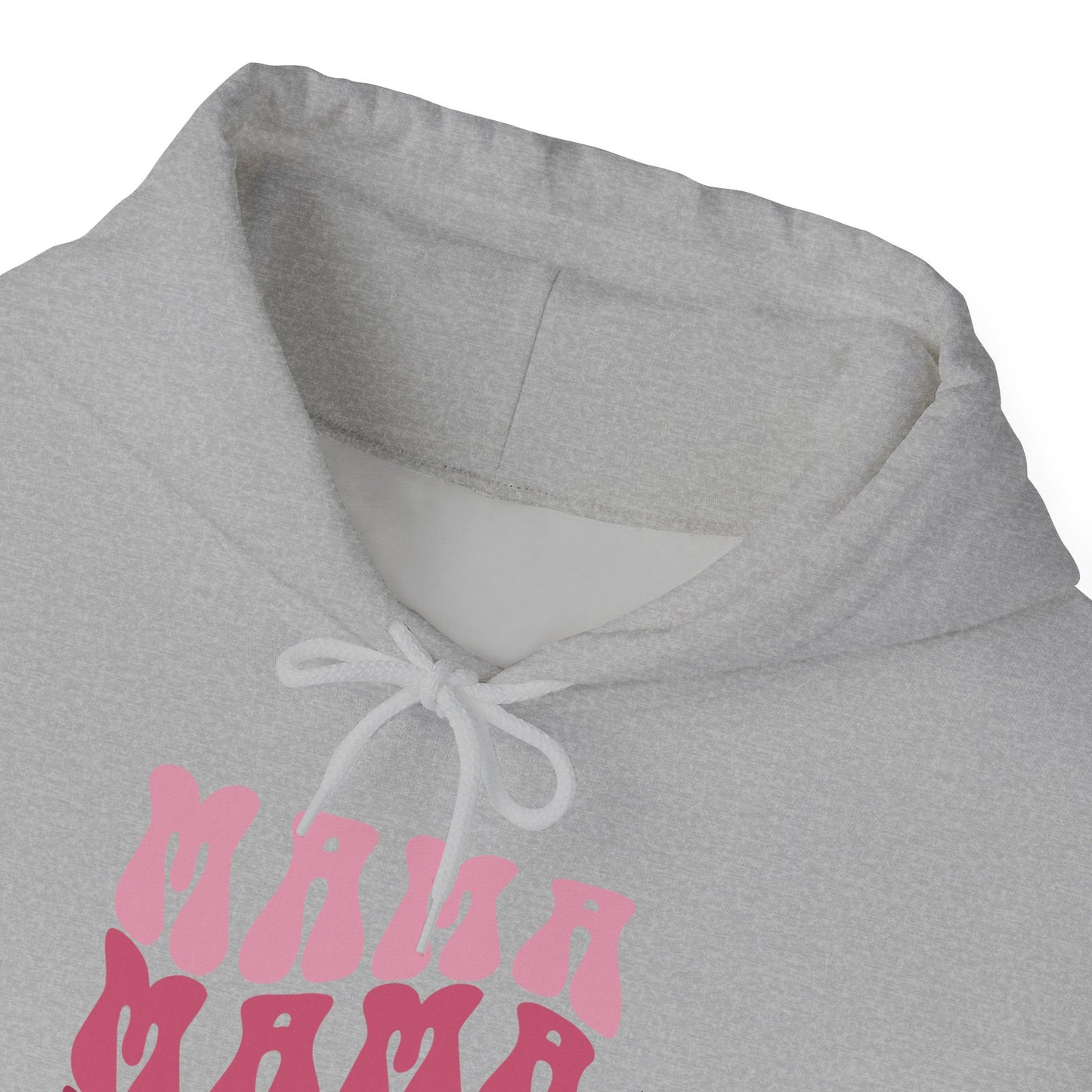 Unisex Hooded Sweatshirt- Mama print in pink