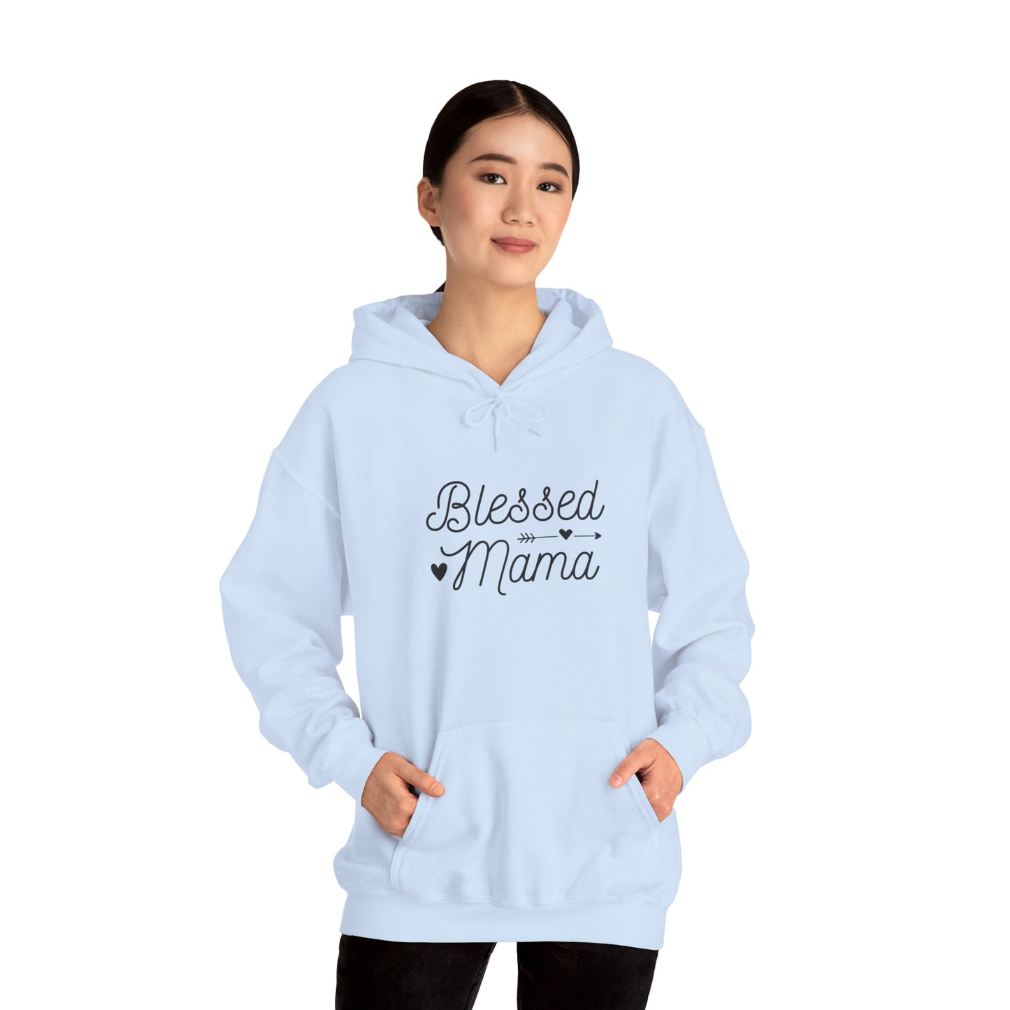 Unisex Hooded Sweatshirt- Blessed Mama
