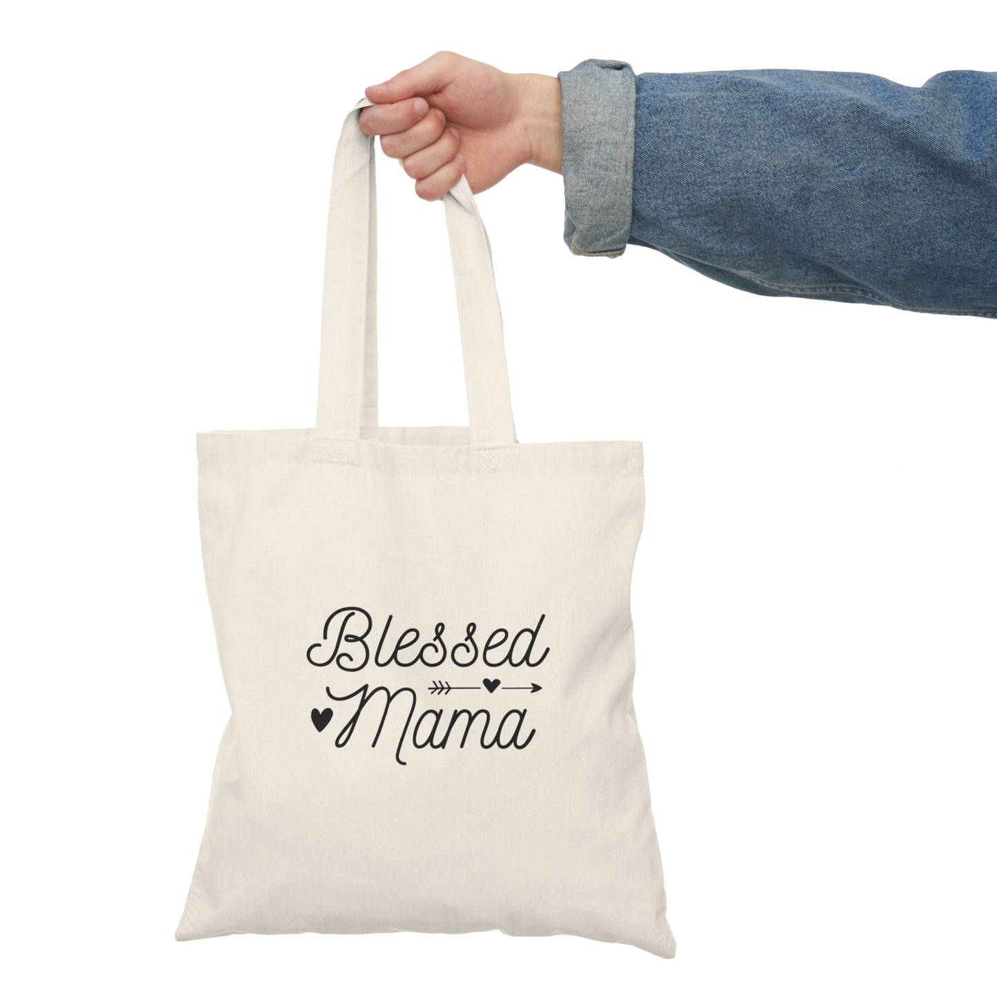 Natural Tote Bag - Blessed Mama