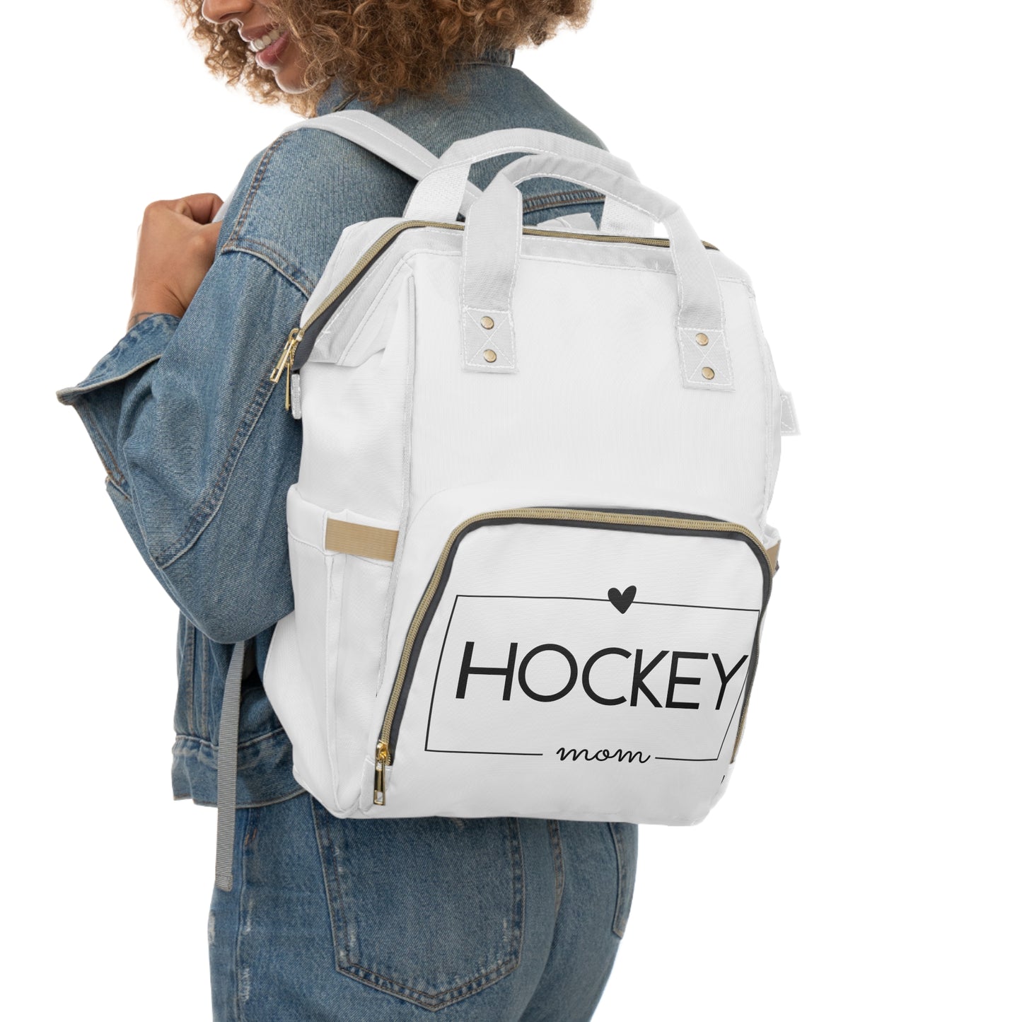 Diaper Backpack- Hockey Mom