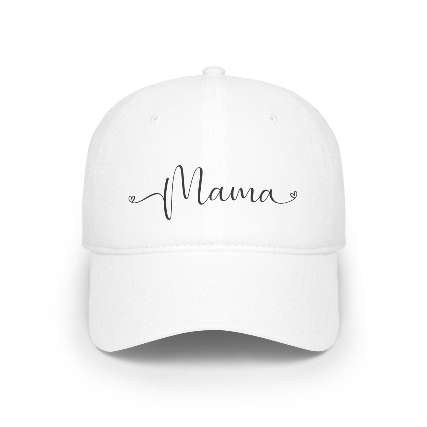 Low Profile Baseball Cap- Hockey Mom Print