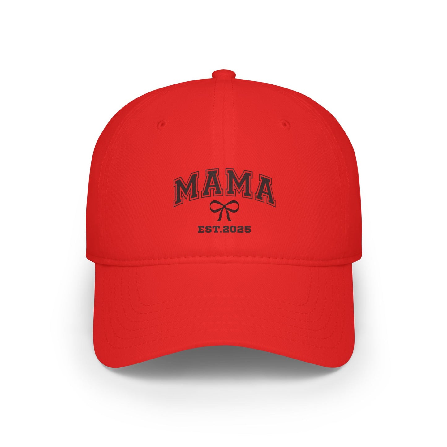 Low Profile Baseball Cap- MAMA EST 2025