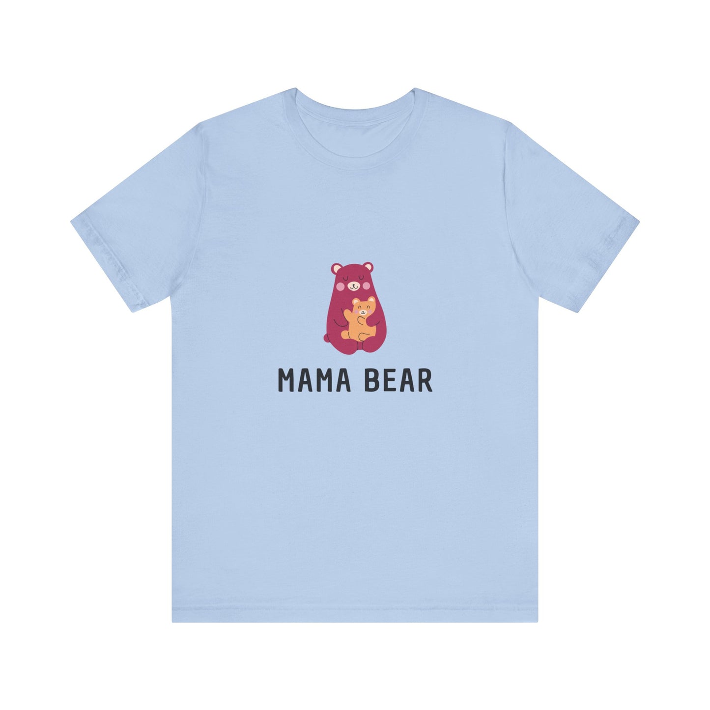Unisex Jersey Short Sleeve Tee- Pink Mama Bear