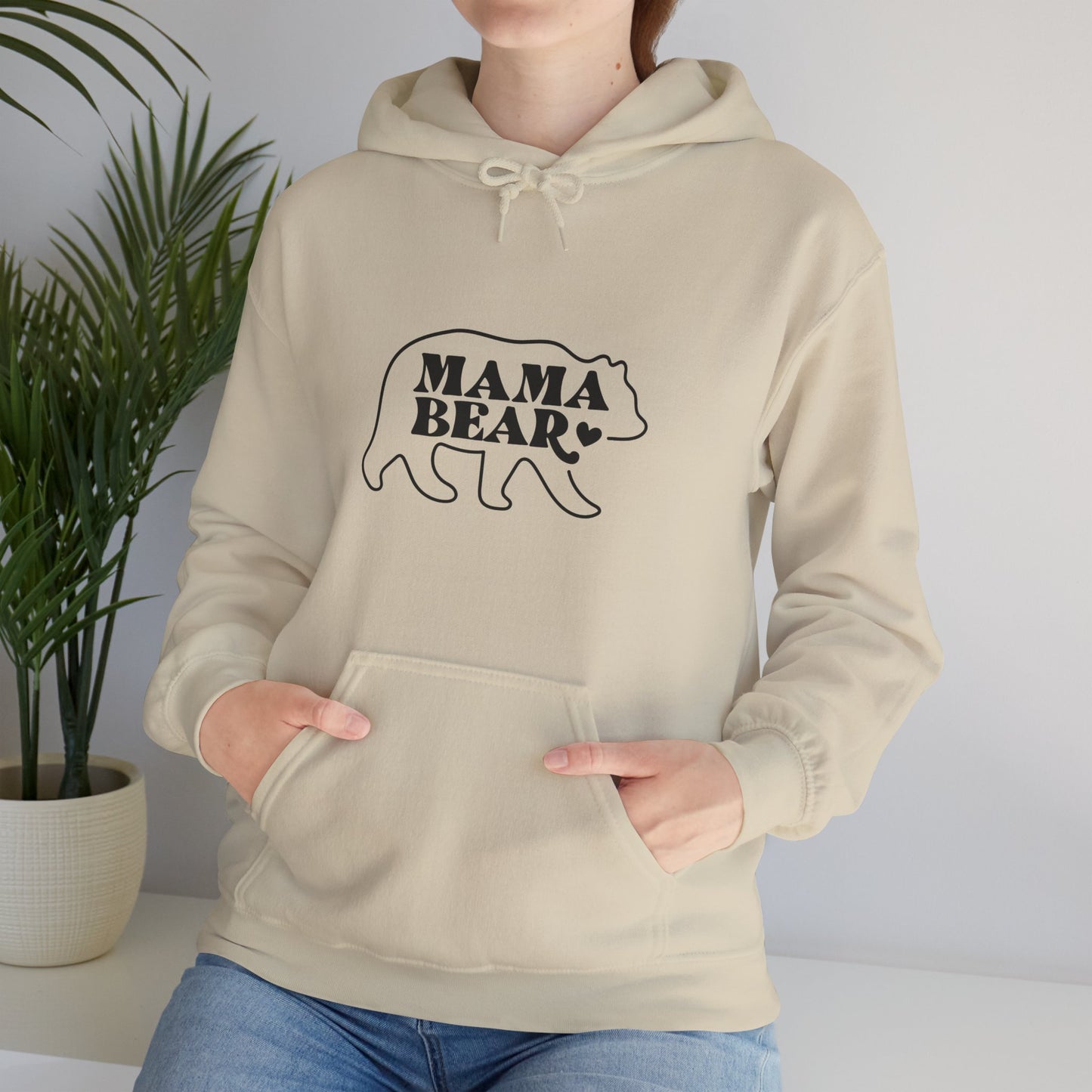 Unisex Hooded Sweatshirt- Mama Bear