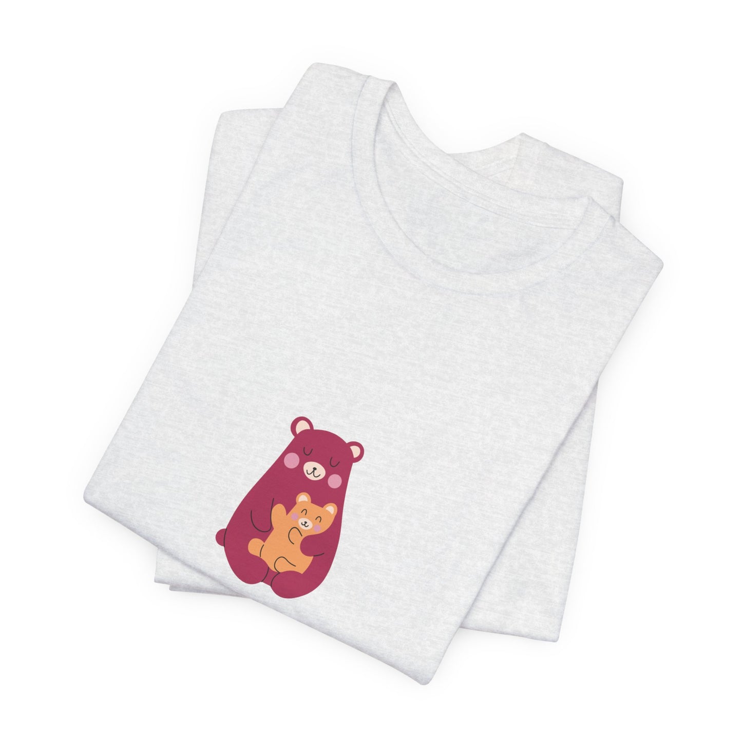 Unisex Jersey Short Sleeve Tee- Pink Mama Bear