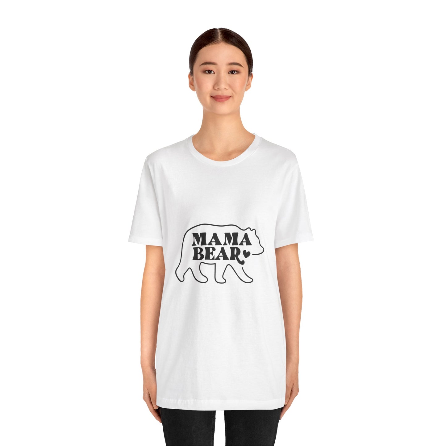 Unisex Jersey Short Sleeve Tee- Mama-bear Print