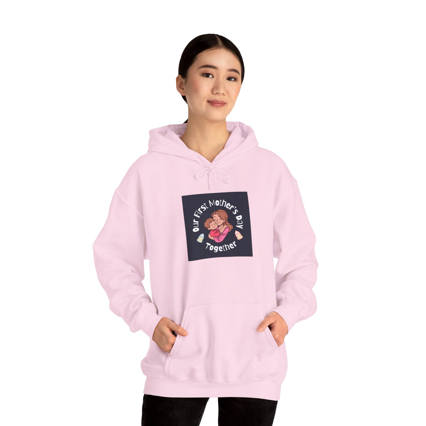Unisex Hooded Sweatshirt- Our First Mother's Day Together