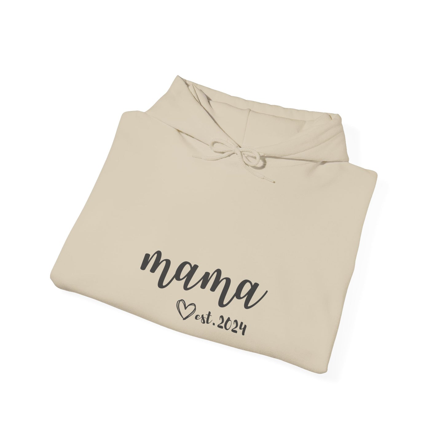 Unisex Hooded Sweatshirt- MAMA EST 2024