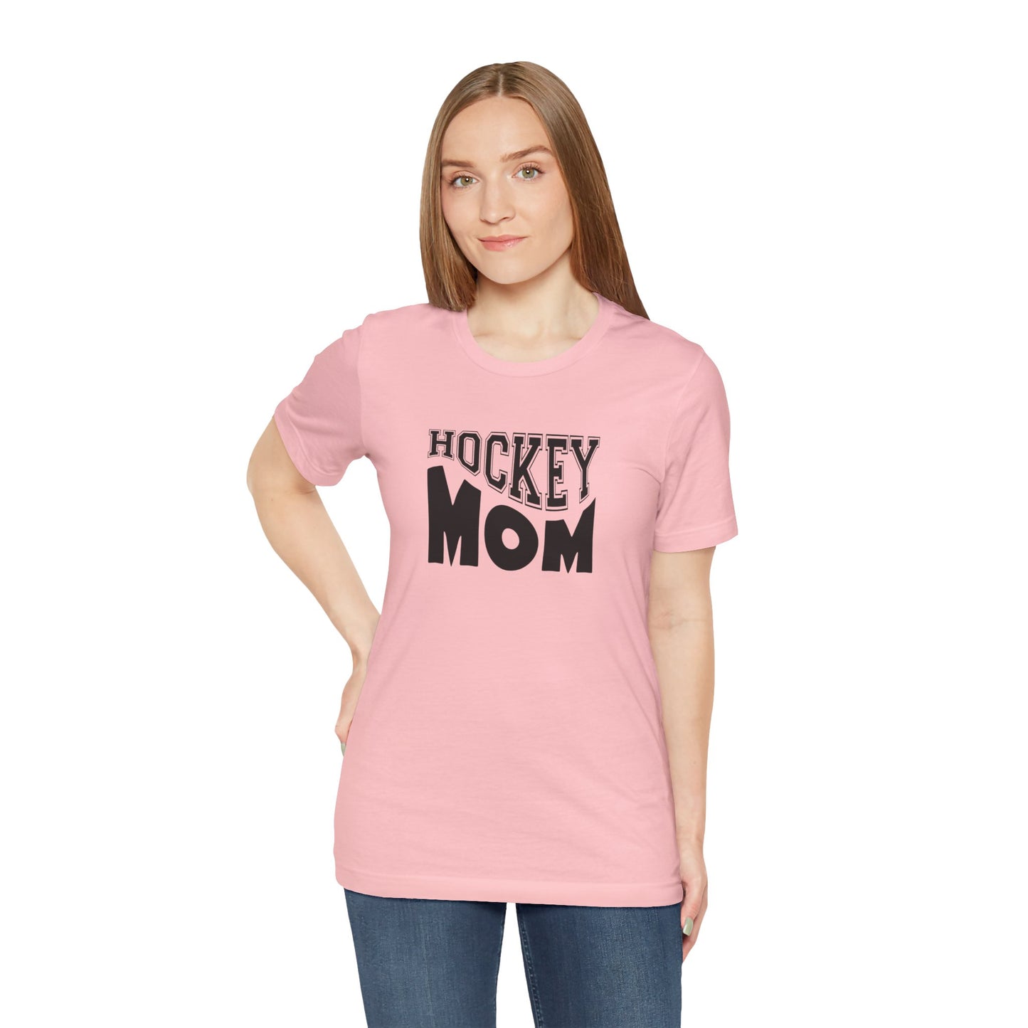 Unisex Jersey Short Sleeve Tee- HOCKEY MOM