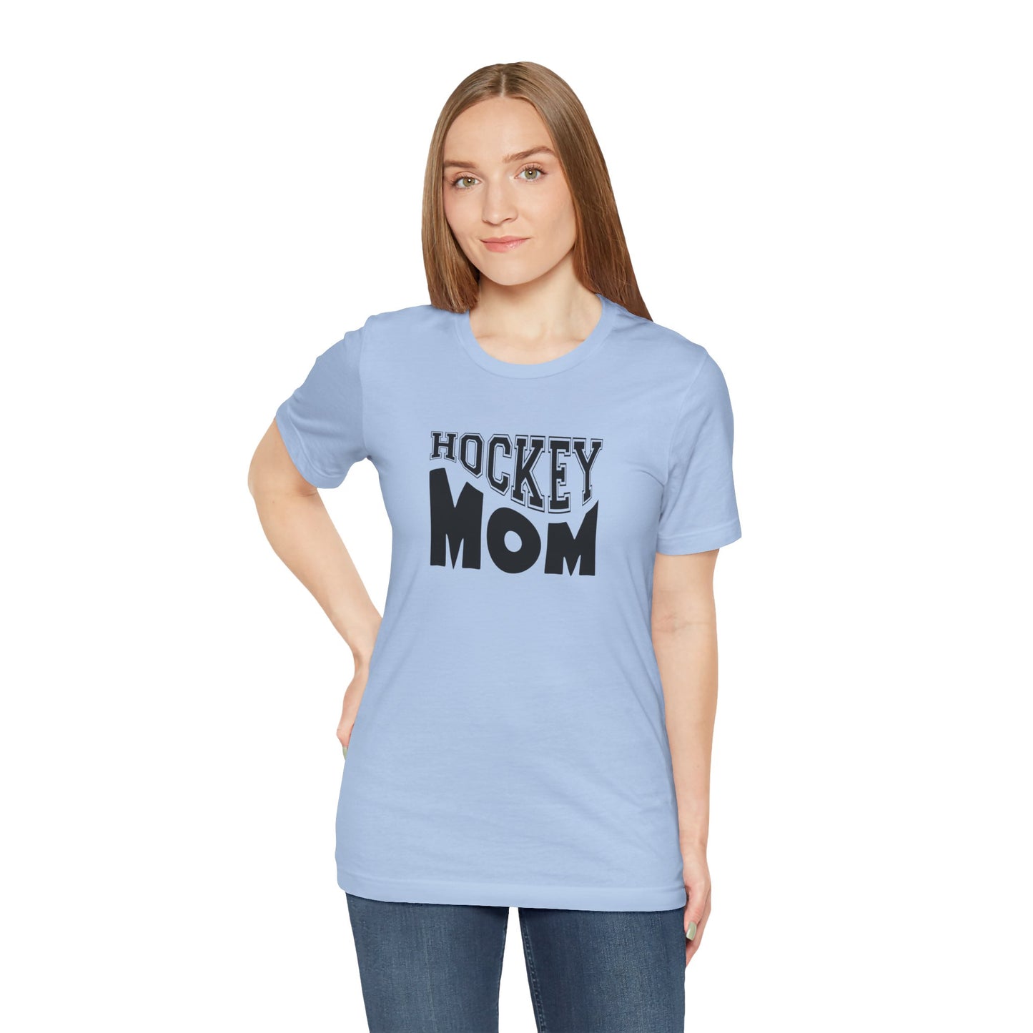 Unisex Jersey Short Sleeve Tee- HOCKEY MOM