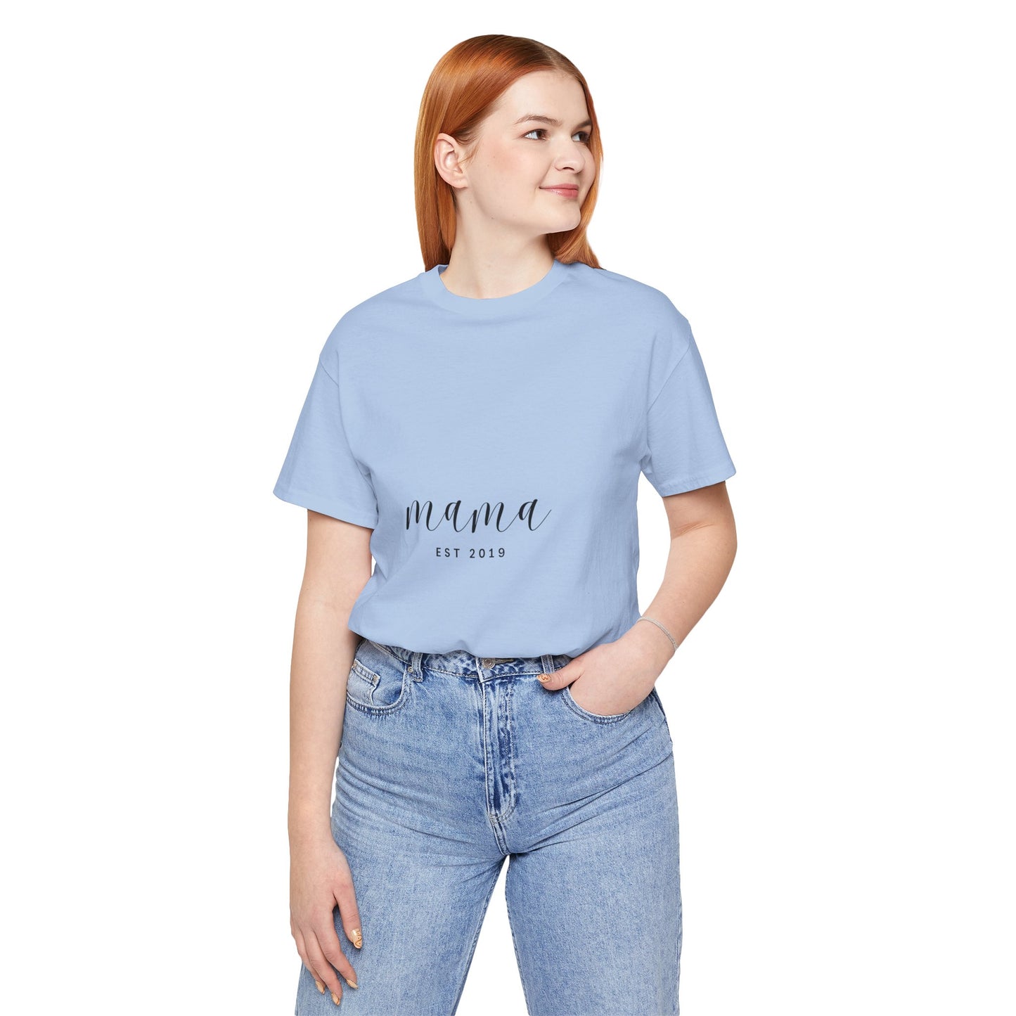 Unisex Jersey Short Sleeve Tee- MAMA EST 2019