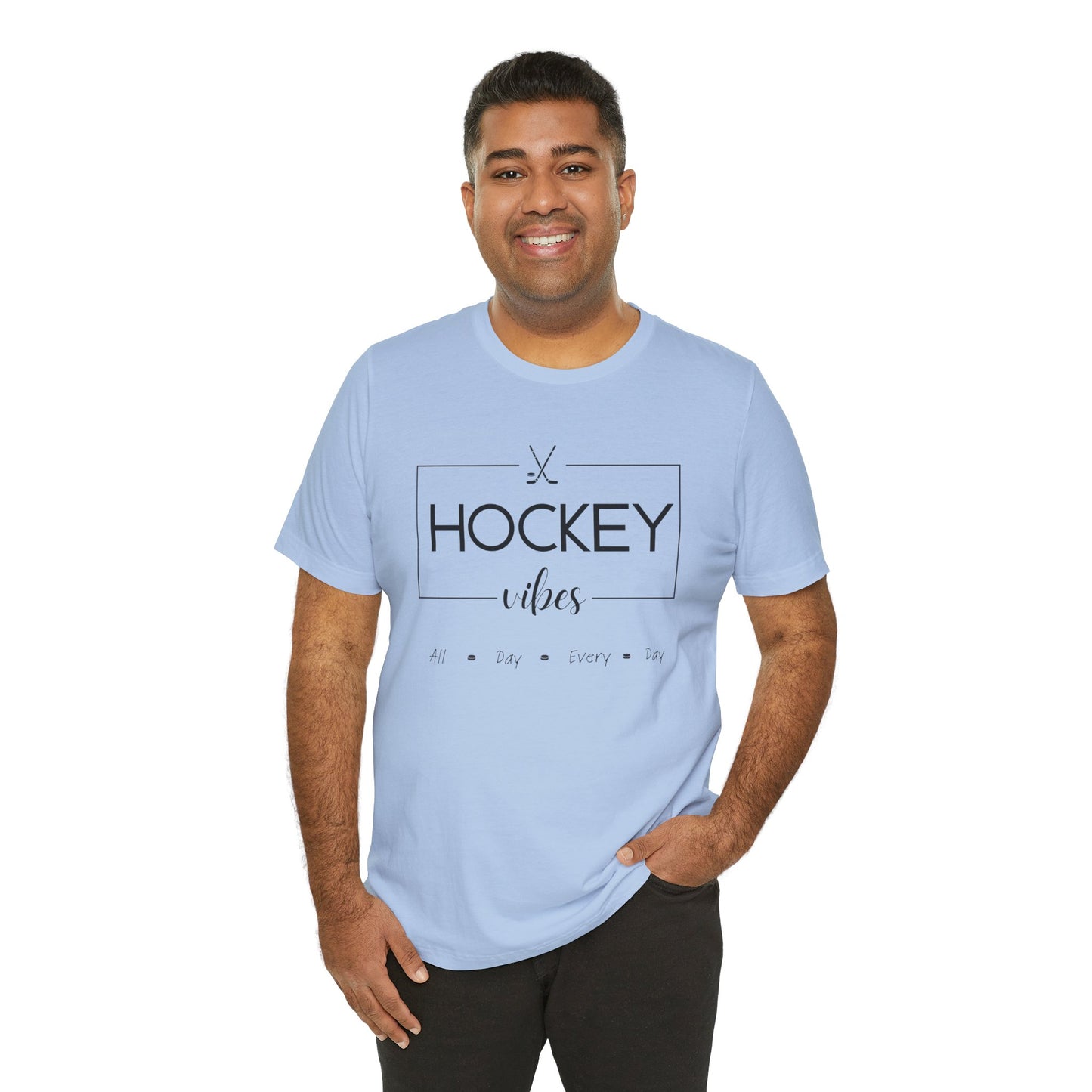 Unisex Jersey Short Sleeve Tee- Hockey Vibes
