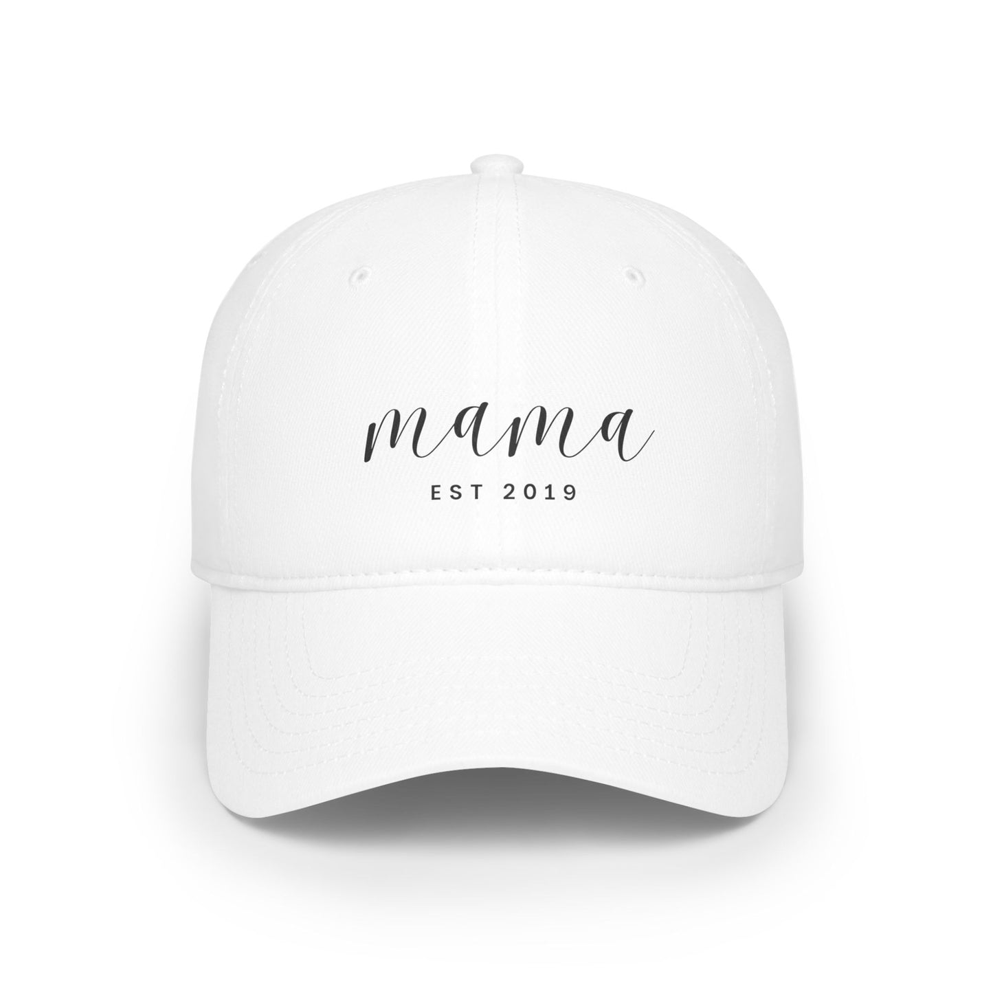 Low Profile Baseball Cap- MAMA EST 2019