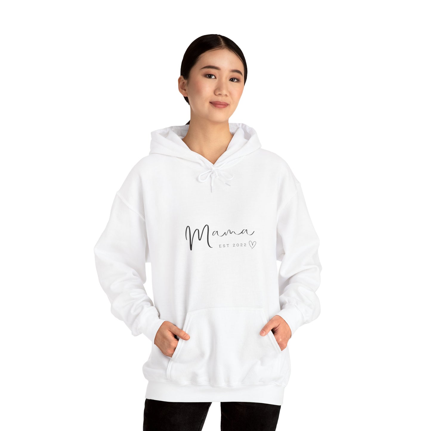 Unisex Hooded Sweatshirt- MAMA EST 2022