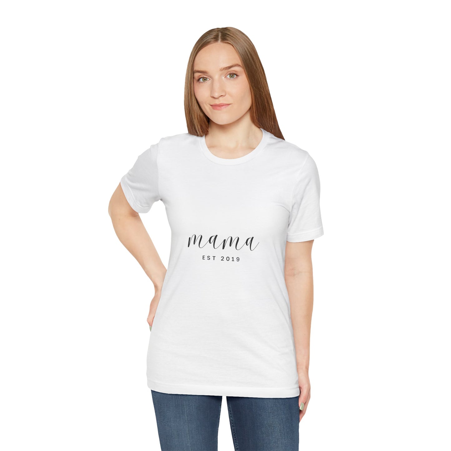 Unisex Jersey Short Sleeve Tee- MAMA EST 2019