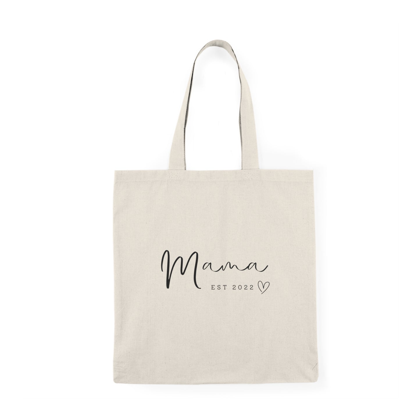 Natural Tote Bag - MAMA EST 2022