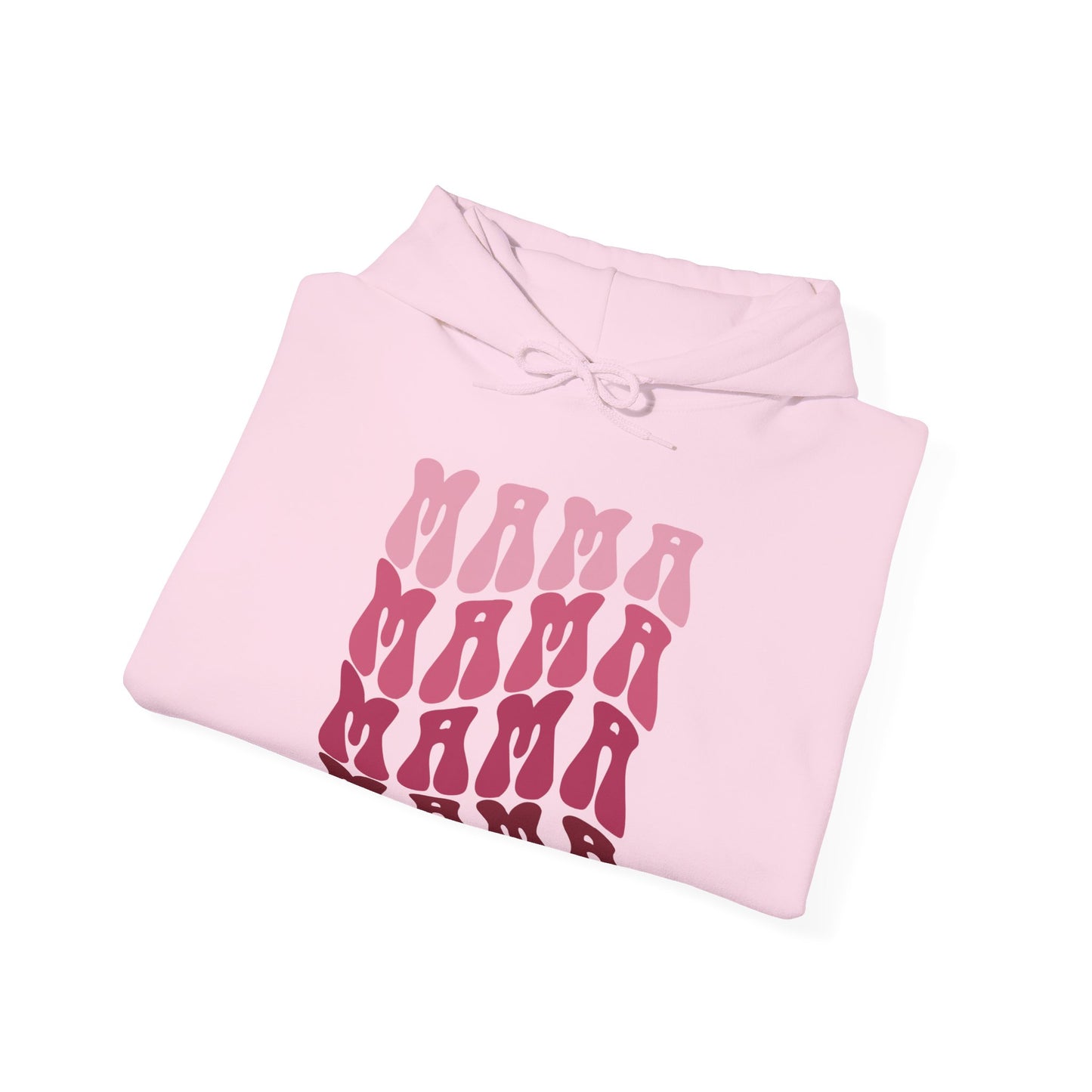 Unisex Hooded Sweatshirt- Mama print in pink