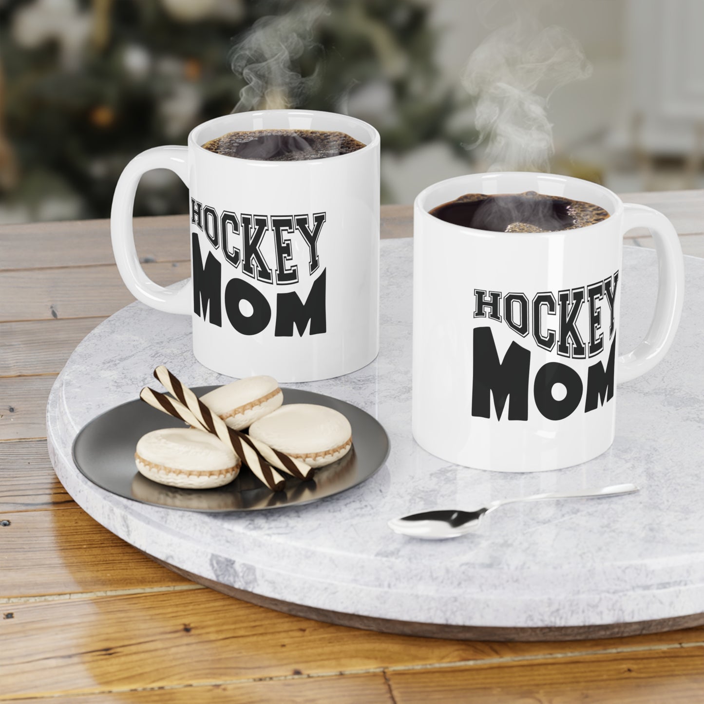 Ceramic Mug- HOCKEY MOM