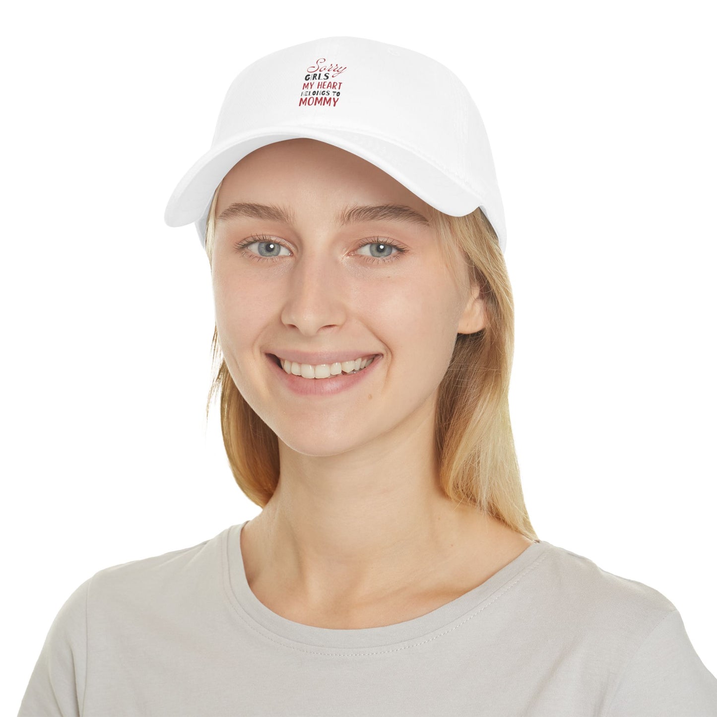 Low Profile Baseball Cap- Sorry Girls my Heart Belongs to Mommy