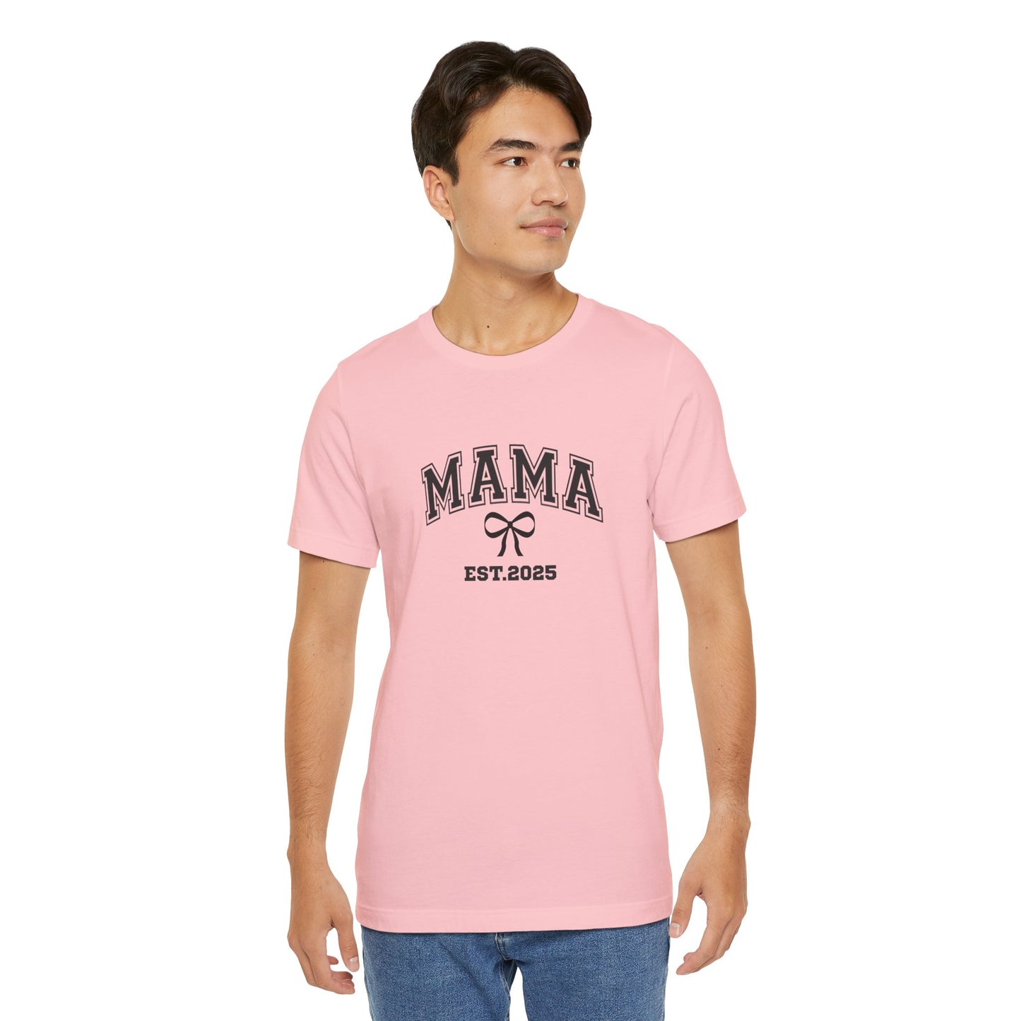Unisex Jersey Short Sleeve Tee- MAMA EST 2025