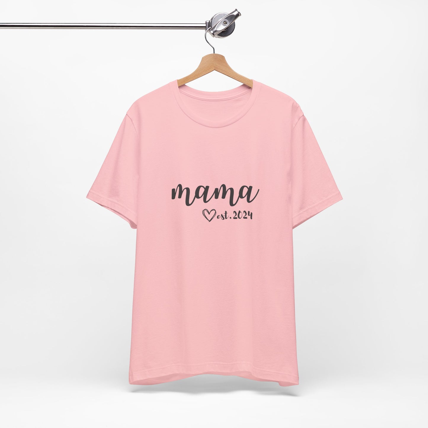Unisex Jersey Short Sleeve Tee- MAMA EST 2024