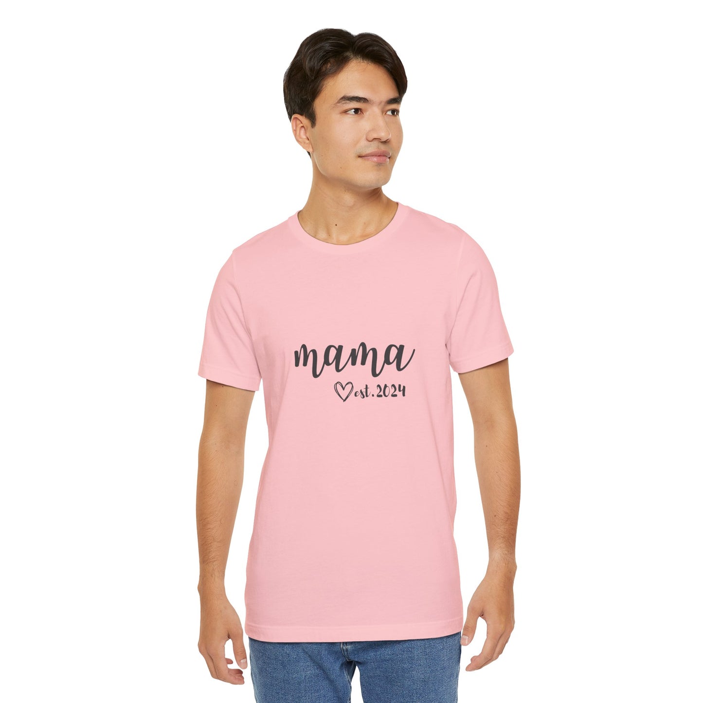Unisex Jersey Short Sleeve Tee- MAMA EST 2024