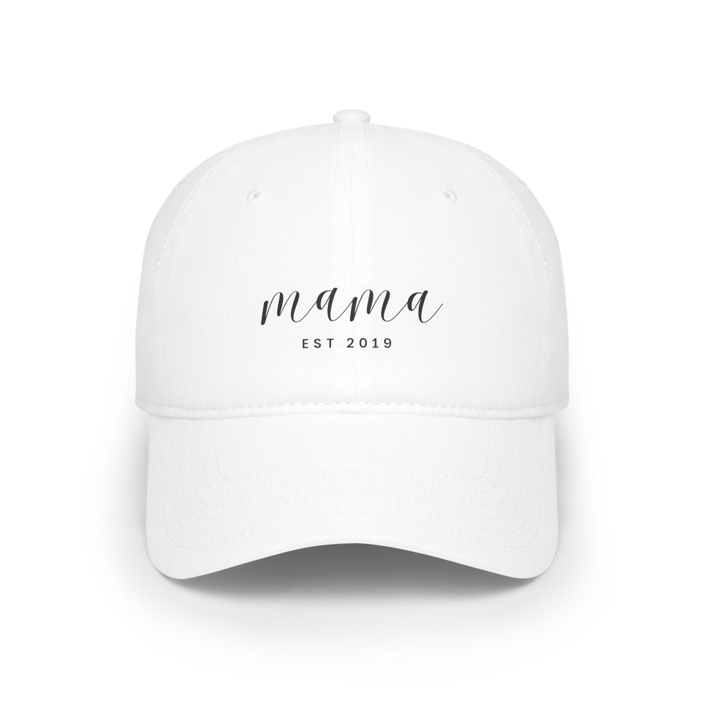 Low Profile Baseball Cap- MAMA EST 2019