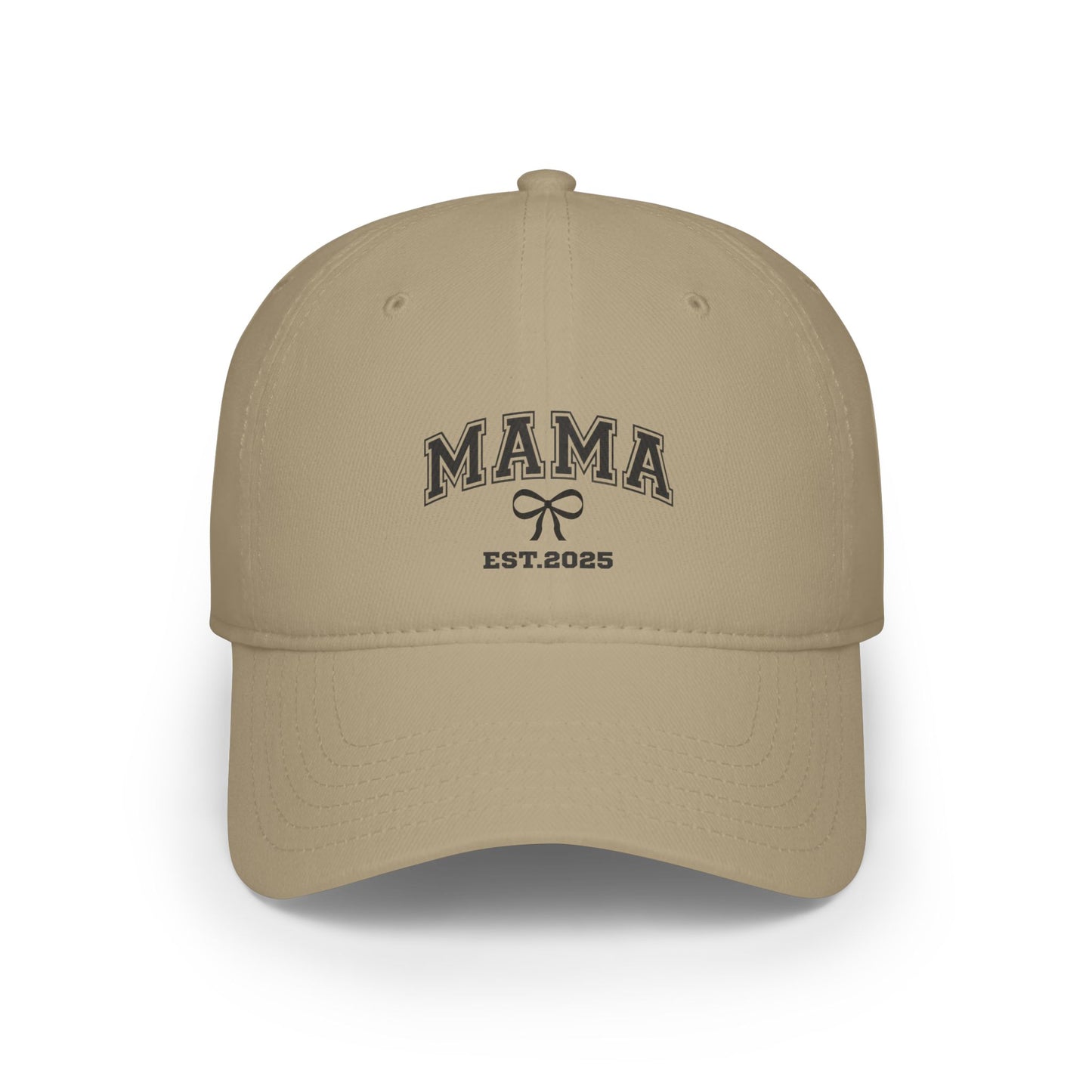 Low Profile Baseball Cap- MAMA EST 2025