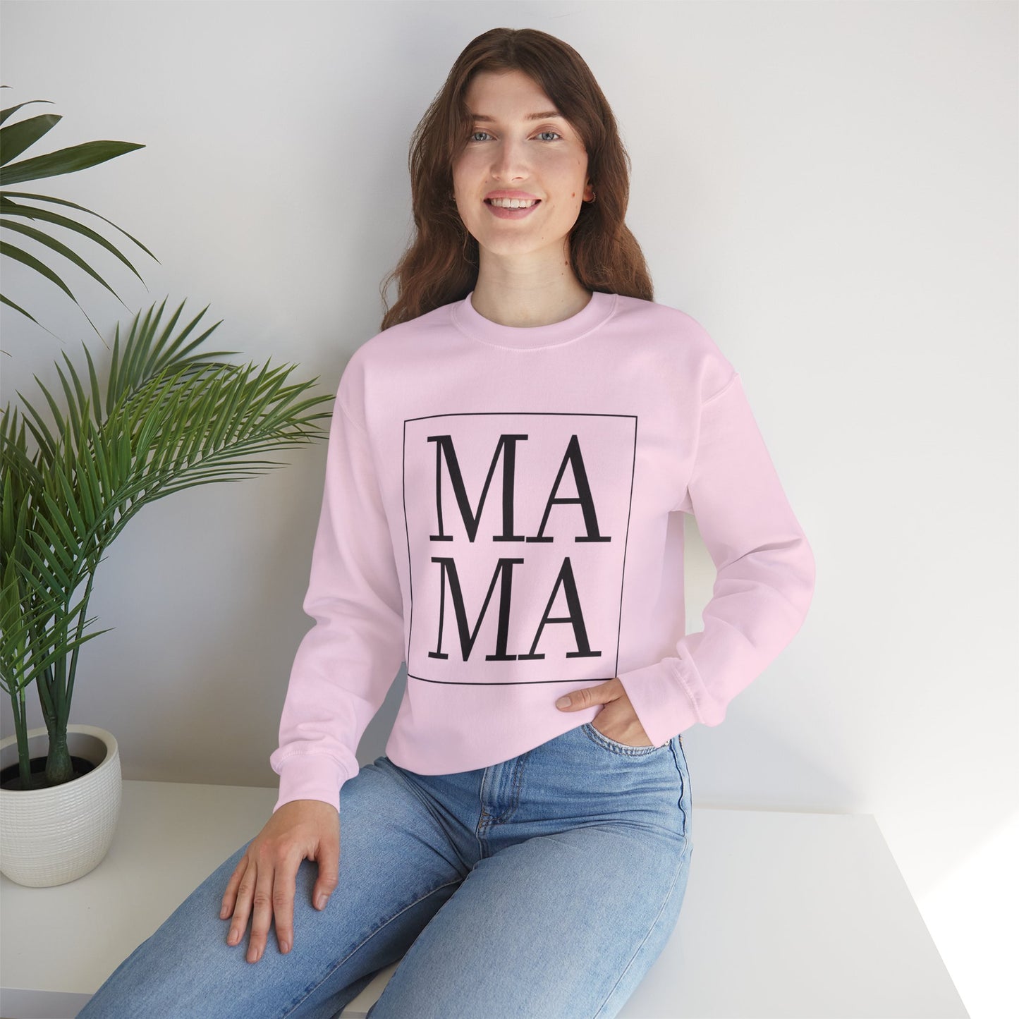 Unisex Sweatshirt with print of MAMA