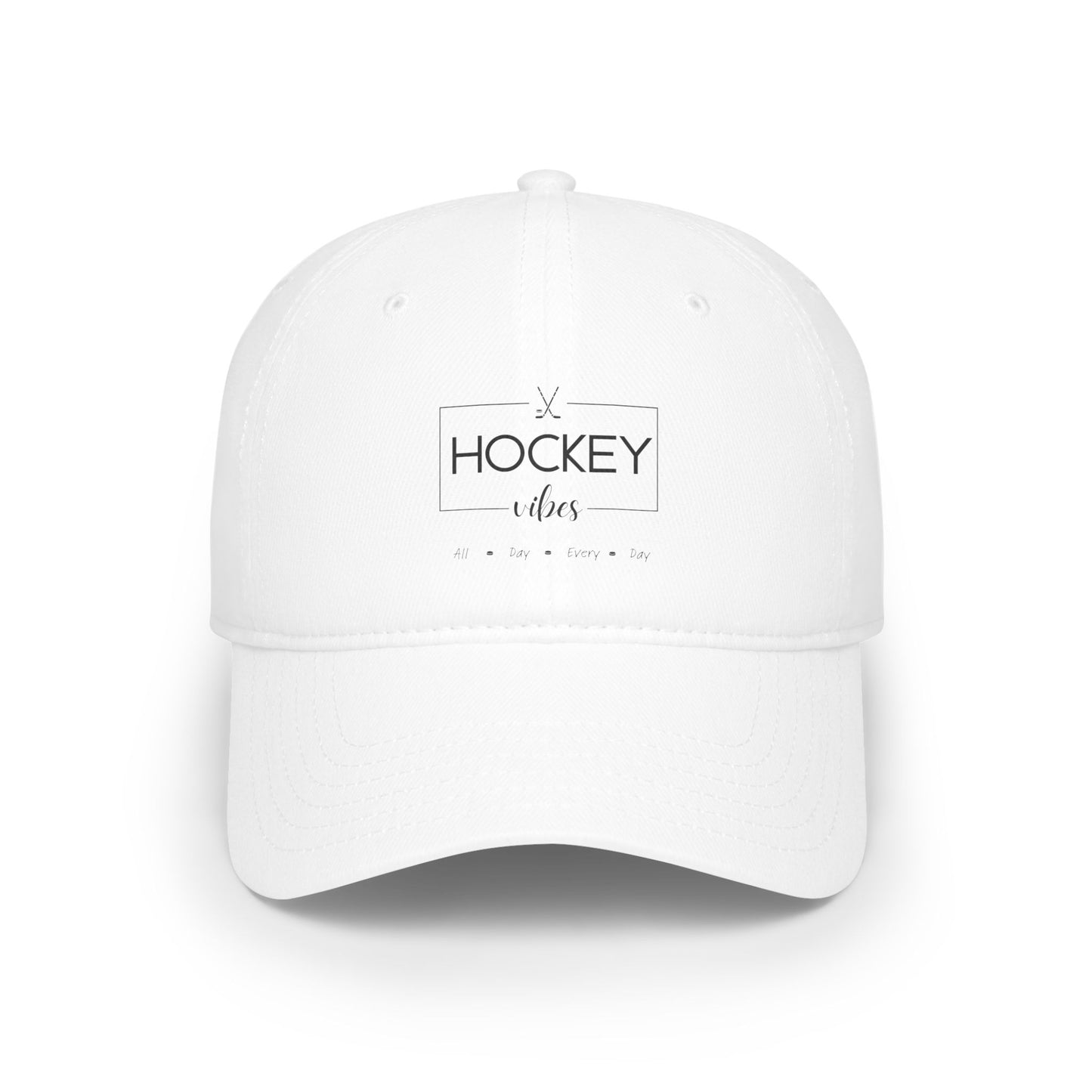 Low Profile Baseball Cap- Hockey Vibes