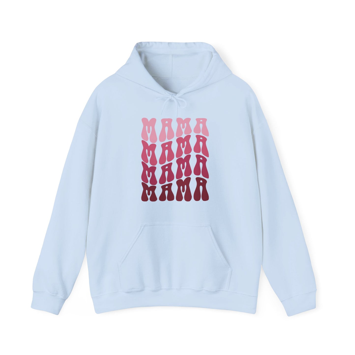 Unisex Hooded Sweatshirt- Mama print in pink