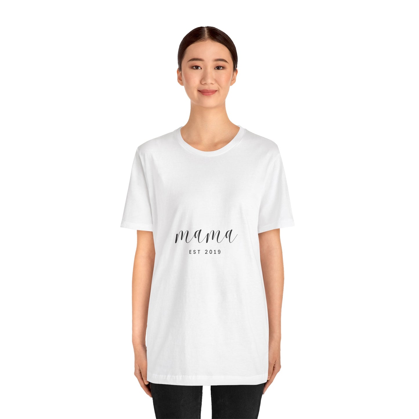 Unisex Jersey Short Sleeve Tee- MAMA EST 2019