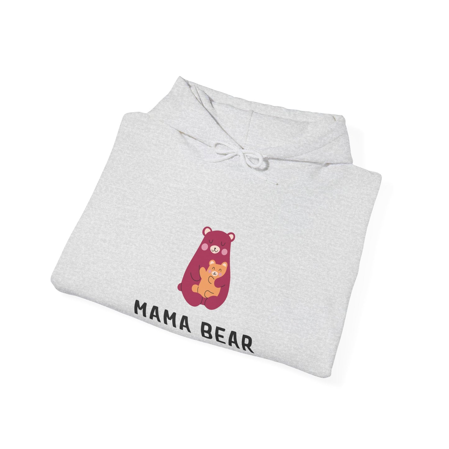 Unisex Hooded Sweatshirt- Pink Mama Bear