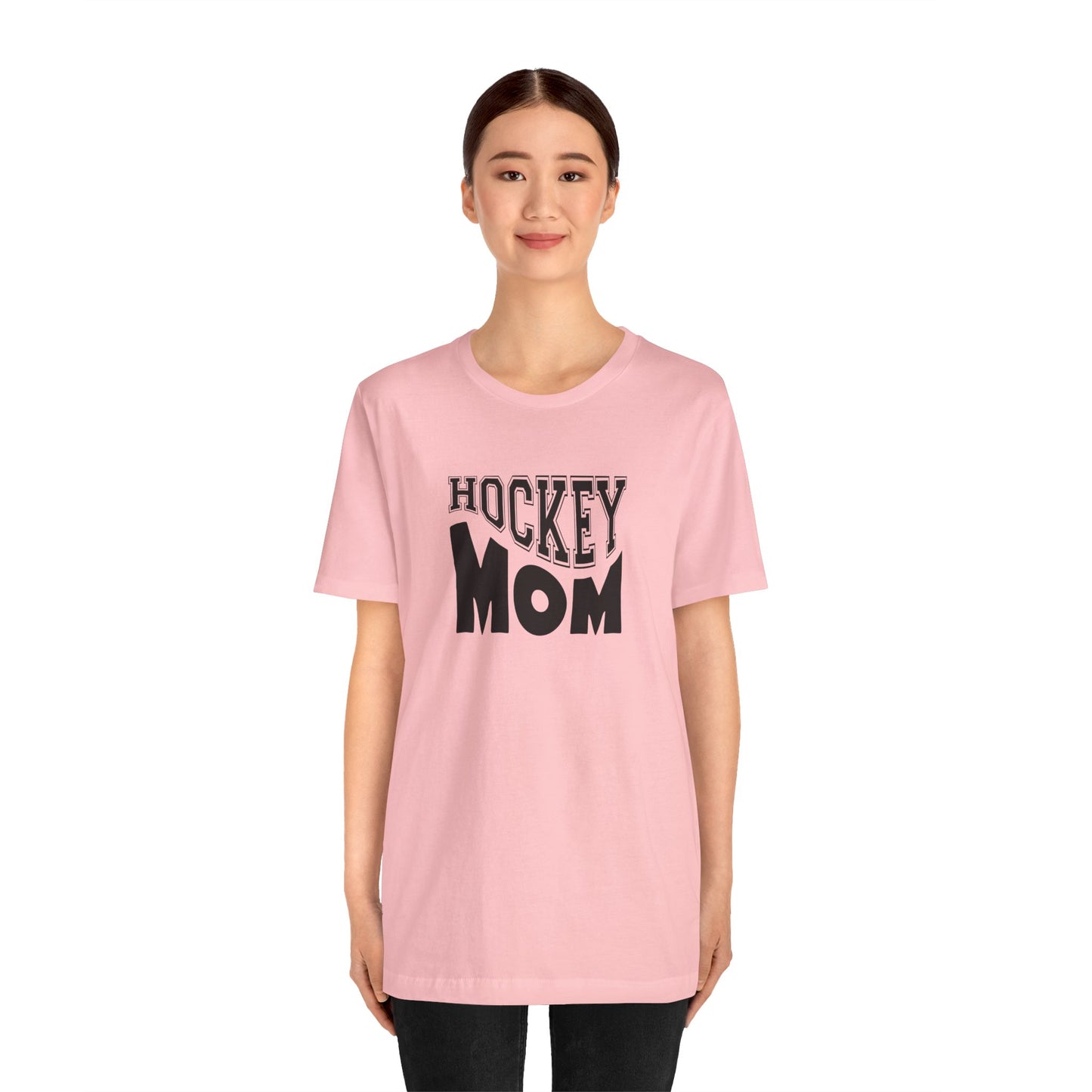 Unisex Jersey Short Sleeve Tee- HOCKEY MOM