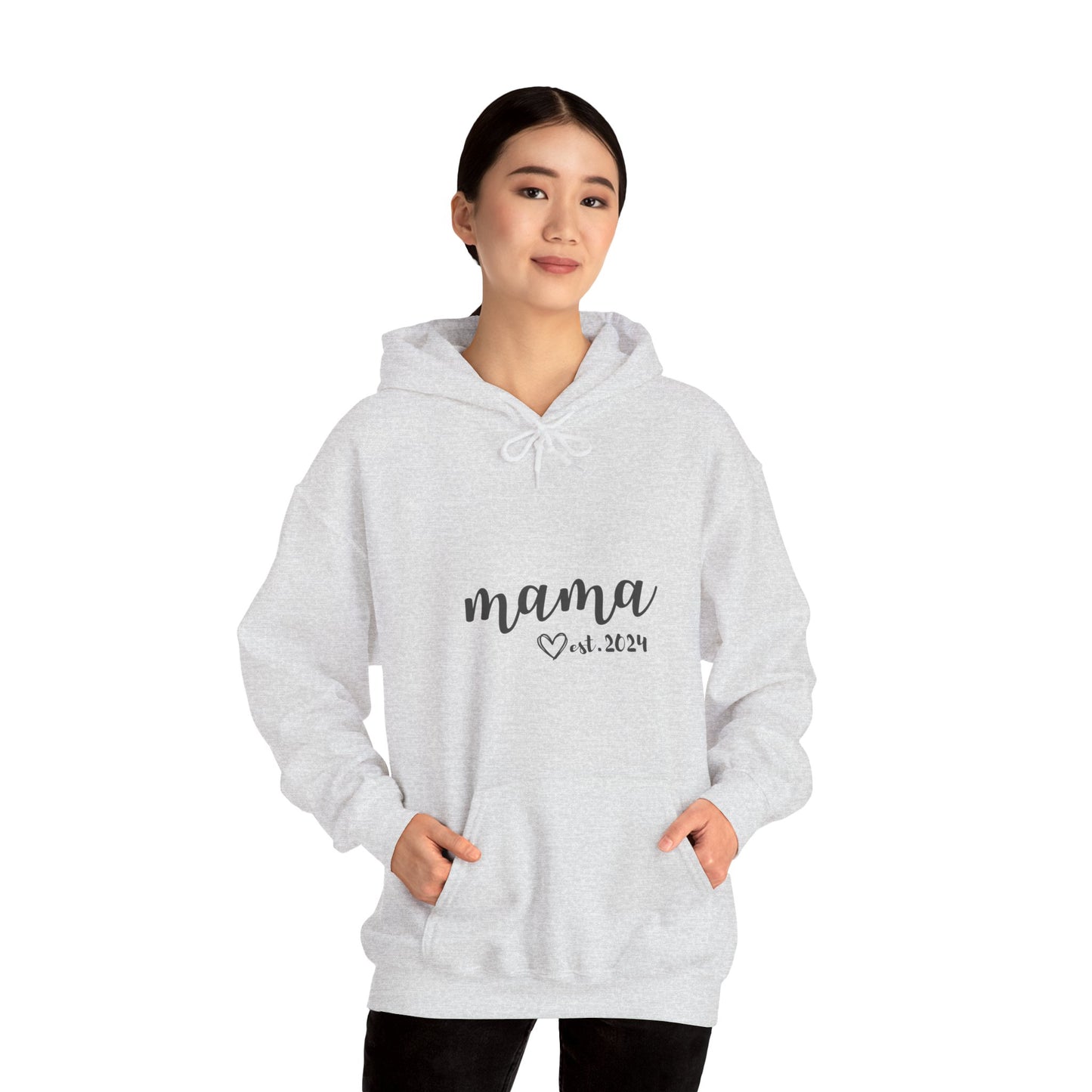 Unisex Hooded Sweatshirt- MAMA EST 2024