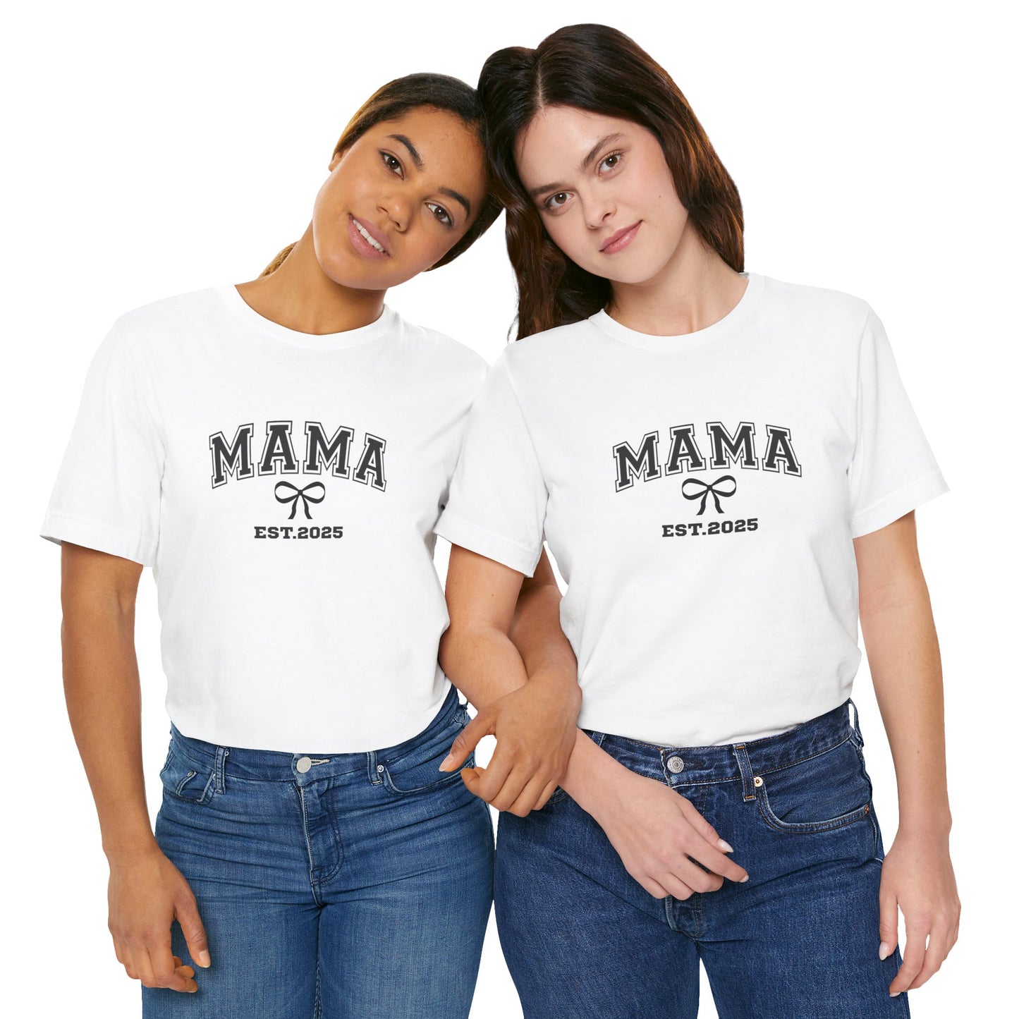 Unisex Jersey Short Sleeve Tee- MAMA EST 2025