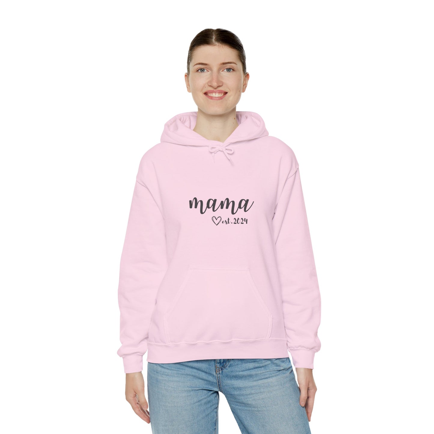 Unisex Hooded Sweatshirt- MAMA EST 2024